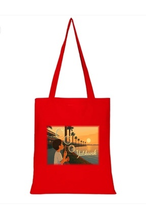 FSM REKLAM BODRUM YALIKAVAK BASKILI YAZLIK BEZ ÇANTA