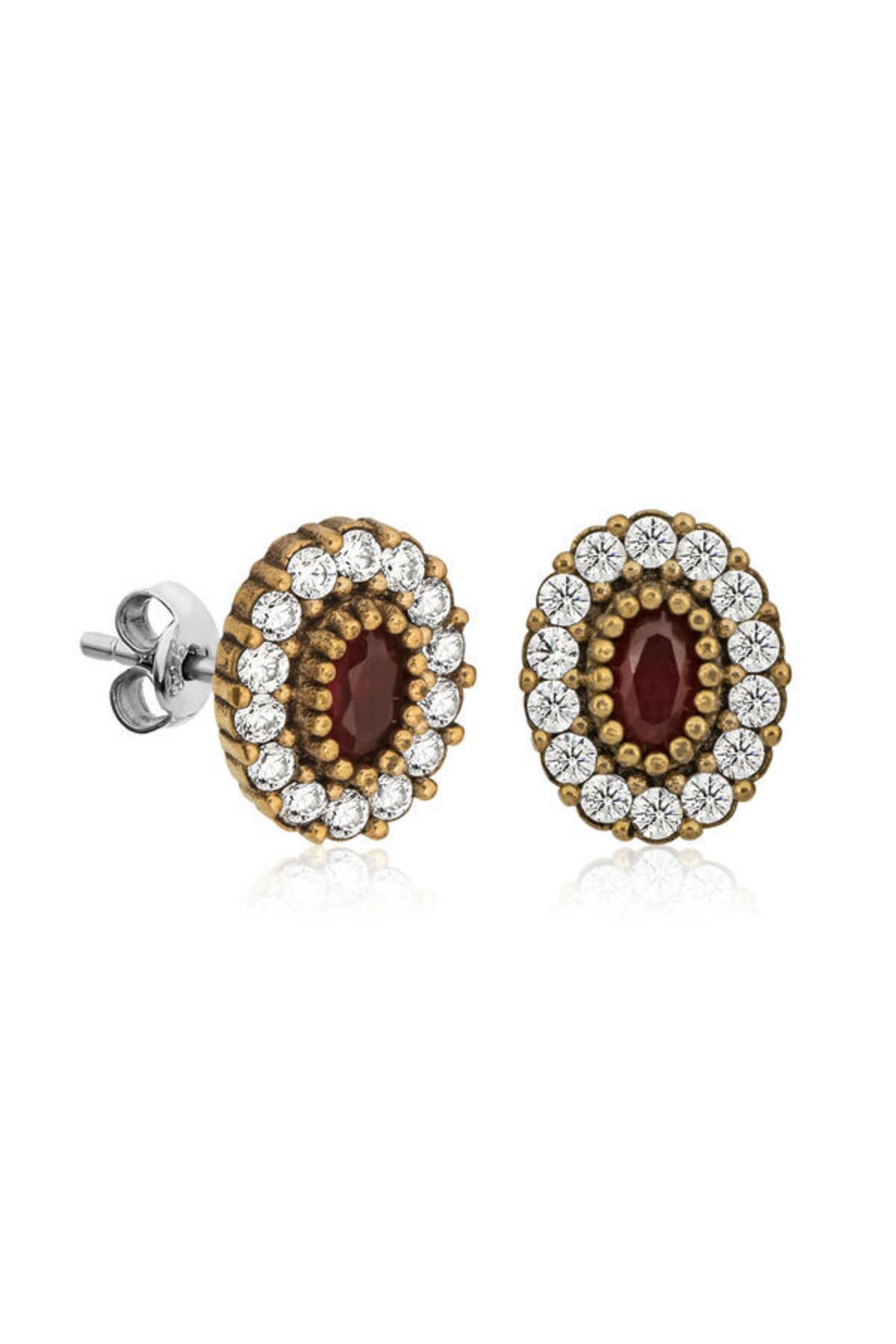 shop Otantik Mekik Çivili 925 Ayar Gümüş Küpe