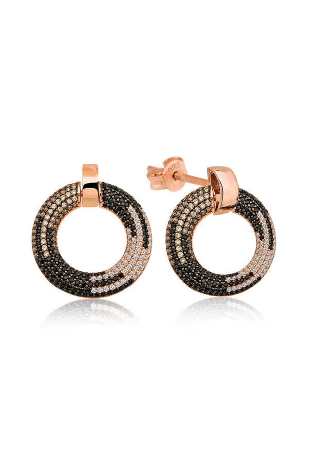 shop Cember Taşlı Çivili 925 Ayar Gümüş Küpe