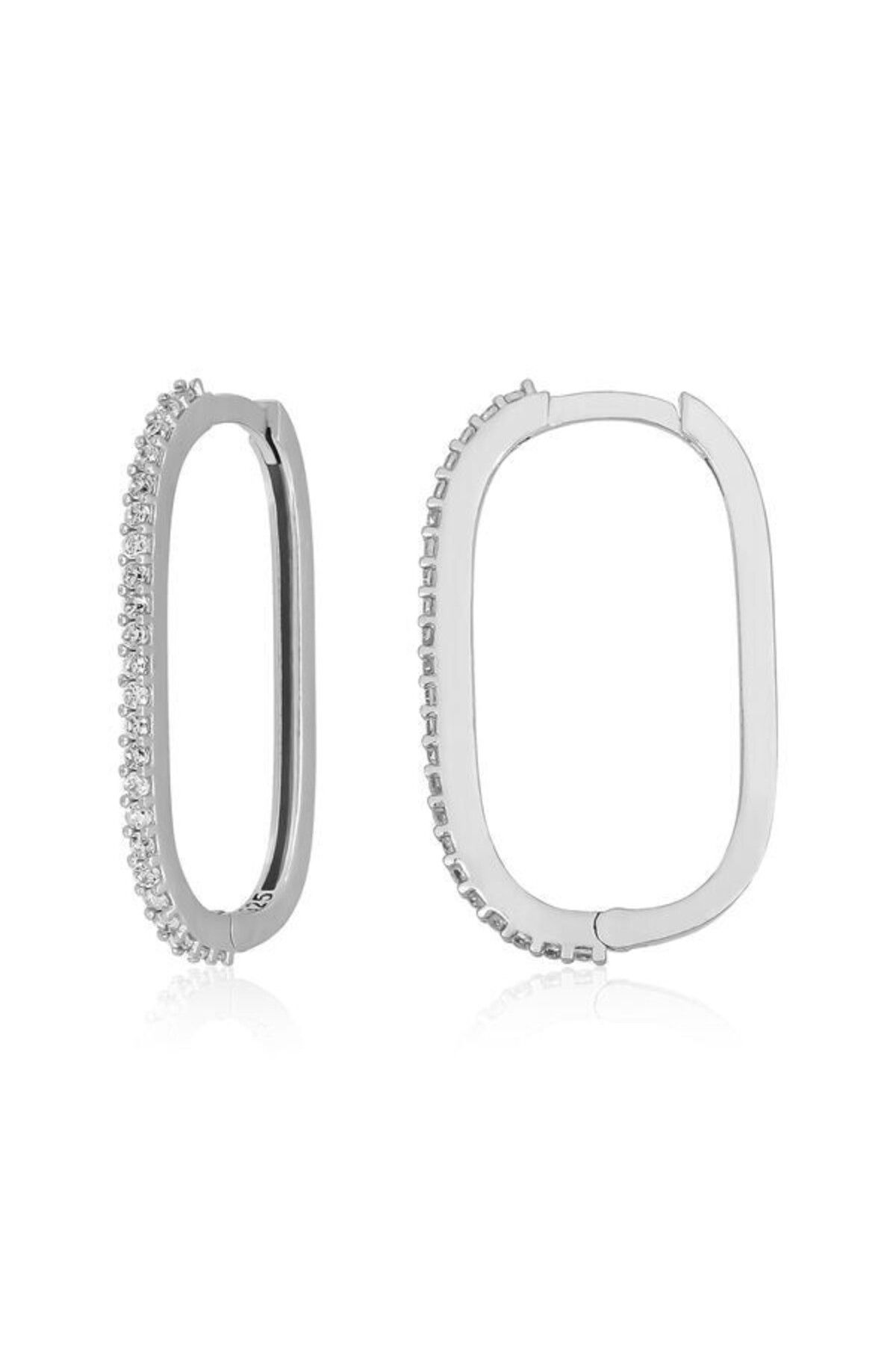 shop Zirkon Taşlı 925 Ayar Gümüş Küpe