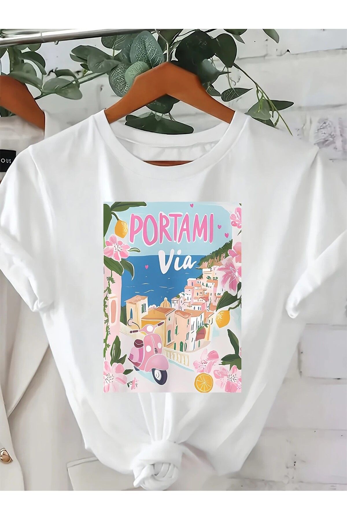LEIVOR Portami Via Baskılı Kadın T-shirt