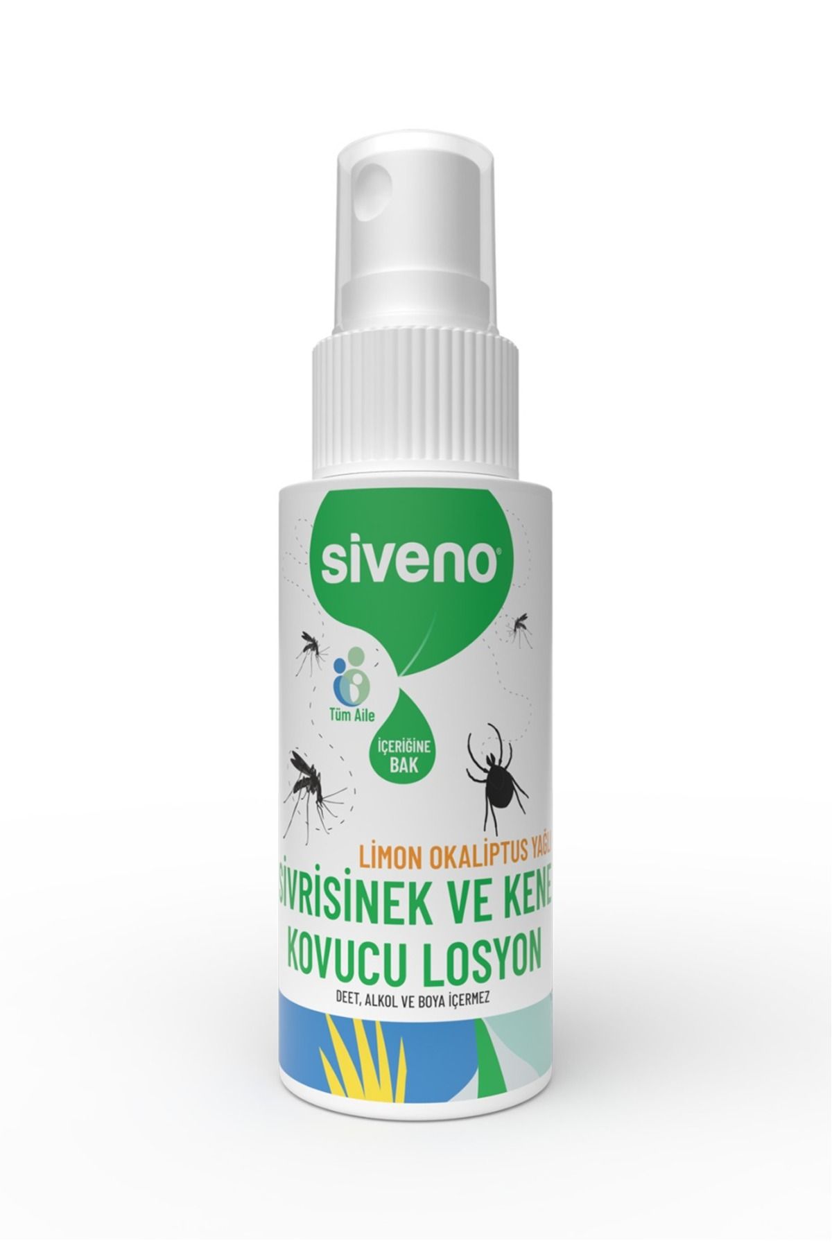 قطره سرم اسپری تعطیلات گیاهی پشه و تیک دفع کننده لوسیون برای مسافرتی ارتفاع 50 میل Siveno