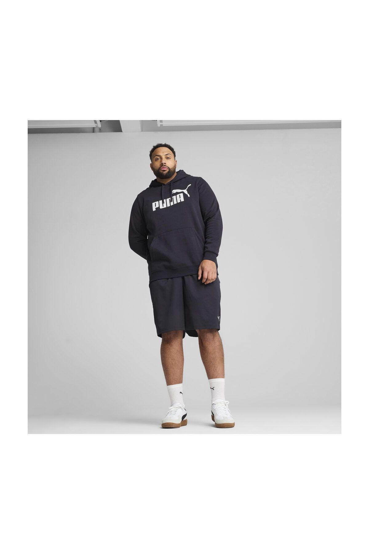 Puma-Hanorace, Regular, Mânecă lungă, Regular, Buzunar tip cangur, Tricotat, Imprimeu logo 5