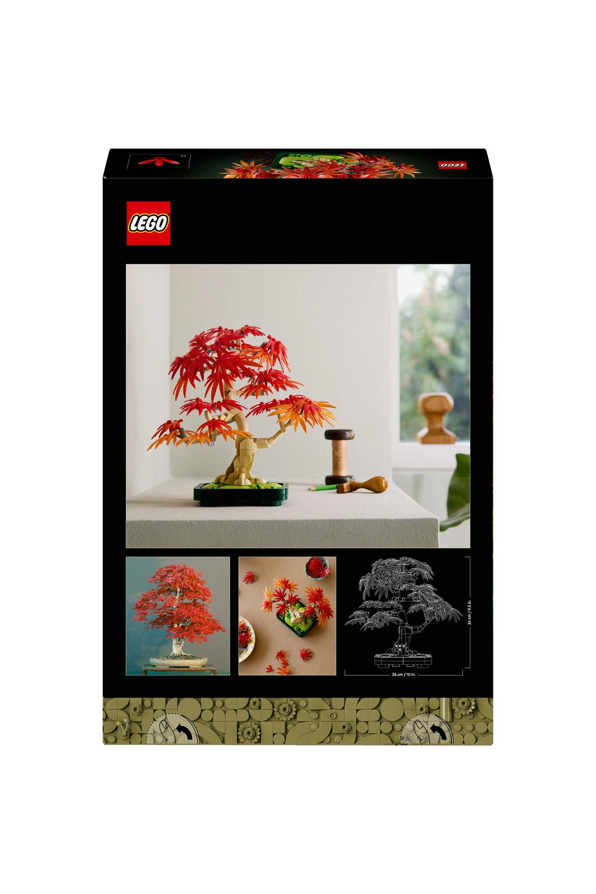 LEGO-®   Botanicals Japanese Red Maple Bonsai Tree 10348 - 18+ Decorative Model Building Set (474 Pr) 4