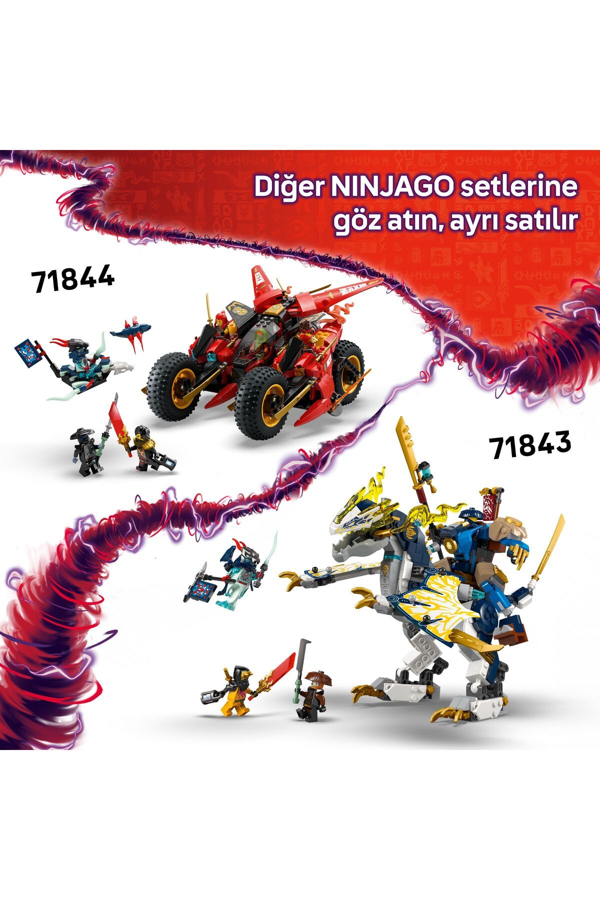 LEGO-®   Ninjago ®   Lloyd's Jet Robot 71845 - Toy Building Set with 9+ Minifigures and Dragon (1112P) 10