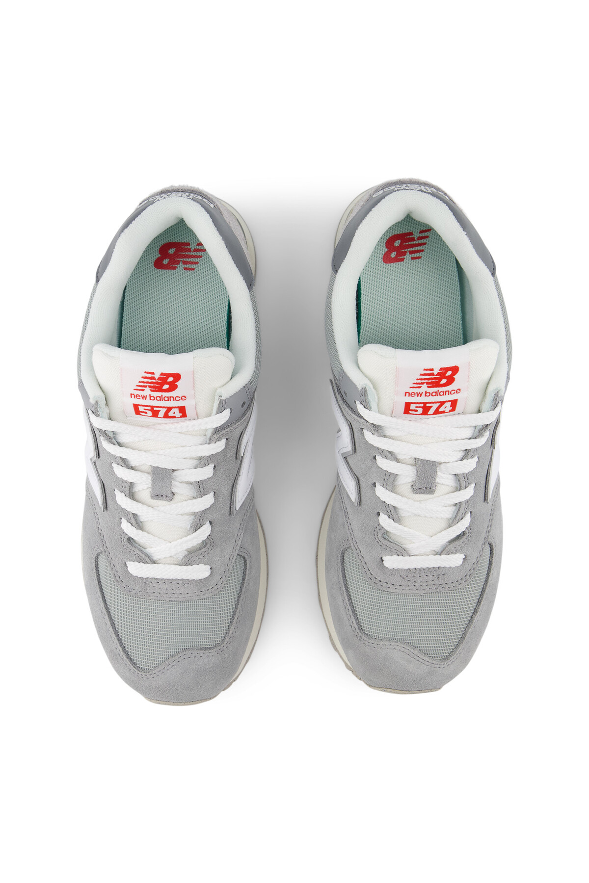 کفش اسنیکر نیو بالانس زنانه منسوجات خاکستری بیسیک راسته      اسپرت | New Balance U574BKR ID - تصویر 3