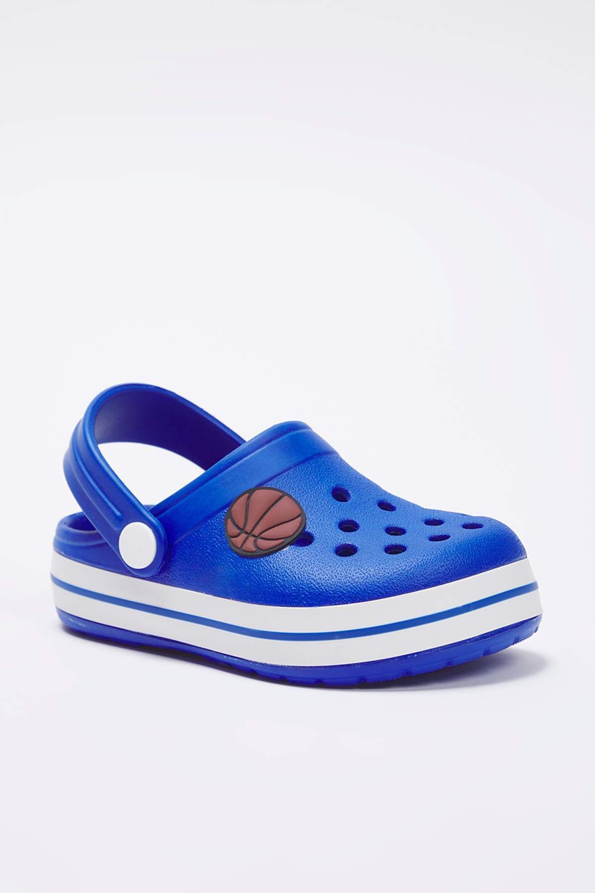 TRENDYOL SHOES-Μπλε κλειστό μπροστινό μπαλάκι Φιγούρα Λεπτομερή αγόρια Παιδικά Eva σανδάλια Παντόφλες TAKSS25TE00055 2