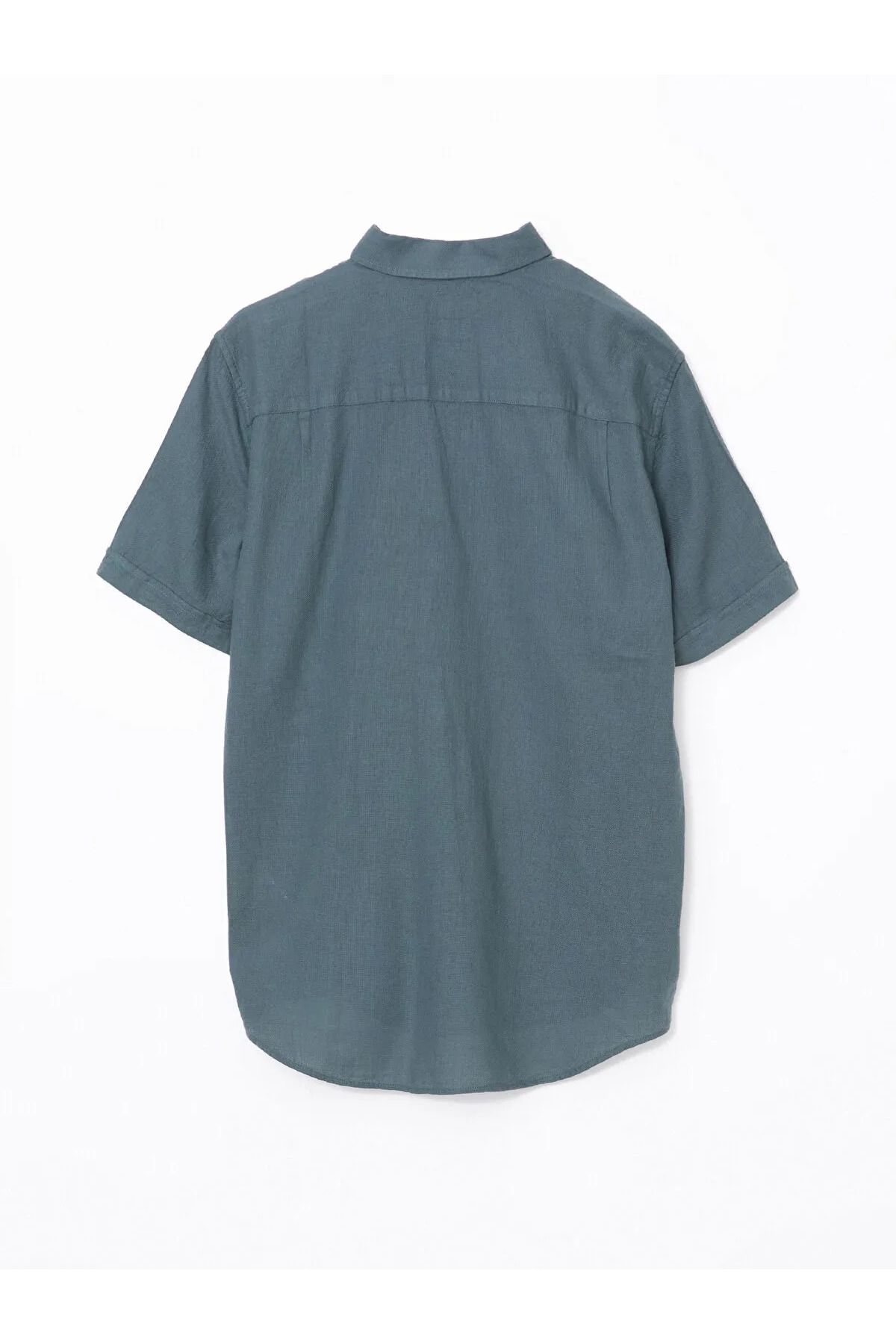 LC Waikiki Regular Fit Kısa Kollu Poplin Erkek Gömlek