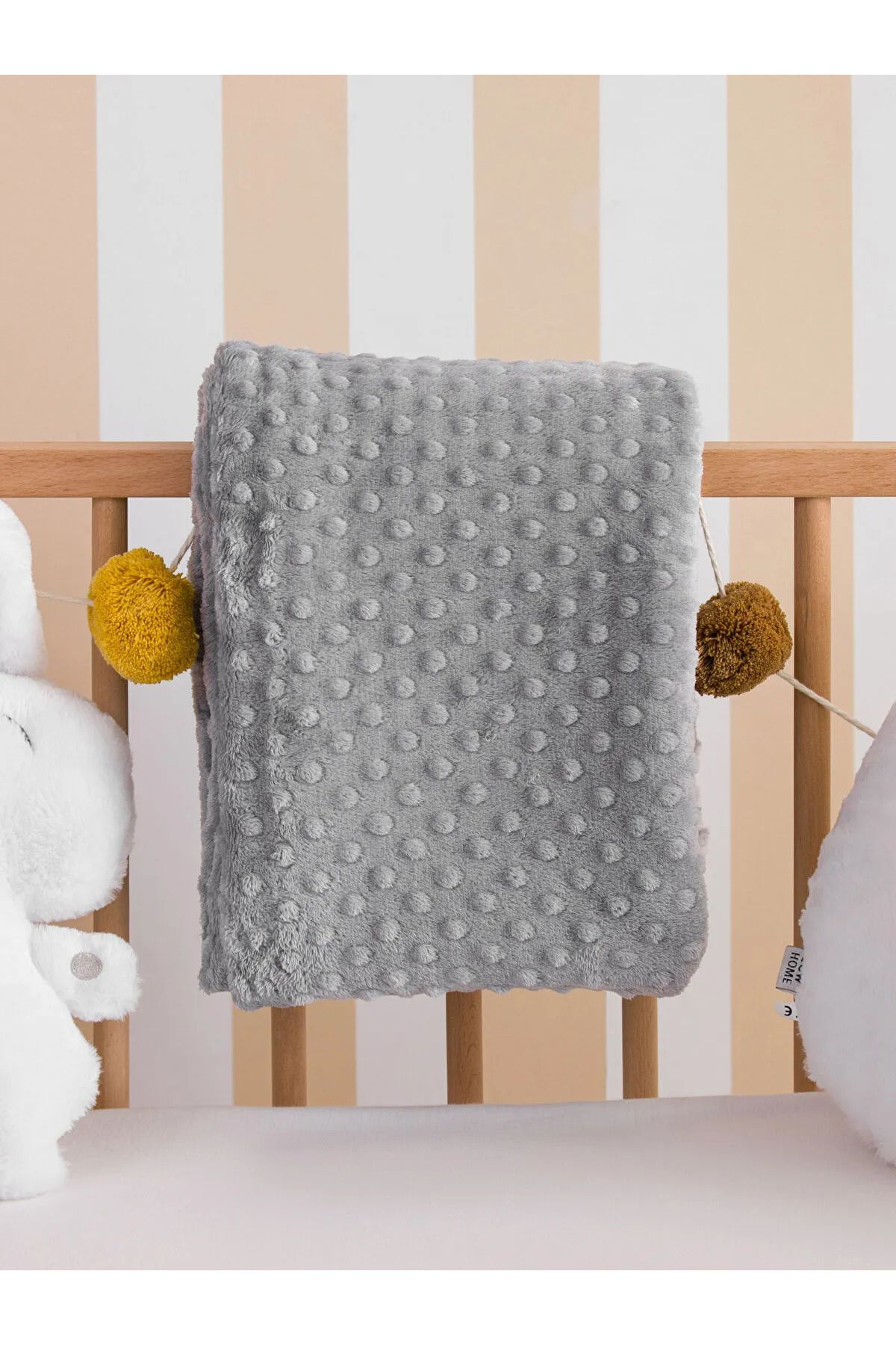 LC Waikiki Tomurcuk Desenli Wellsoft Bebek Battaniye 90x110 Cm