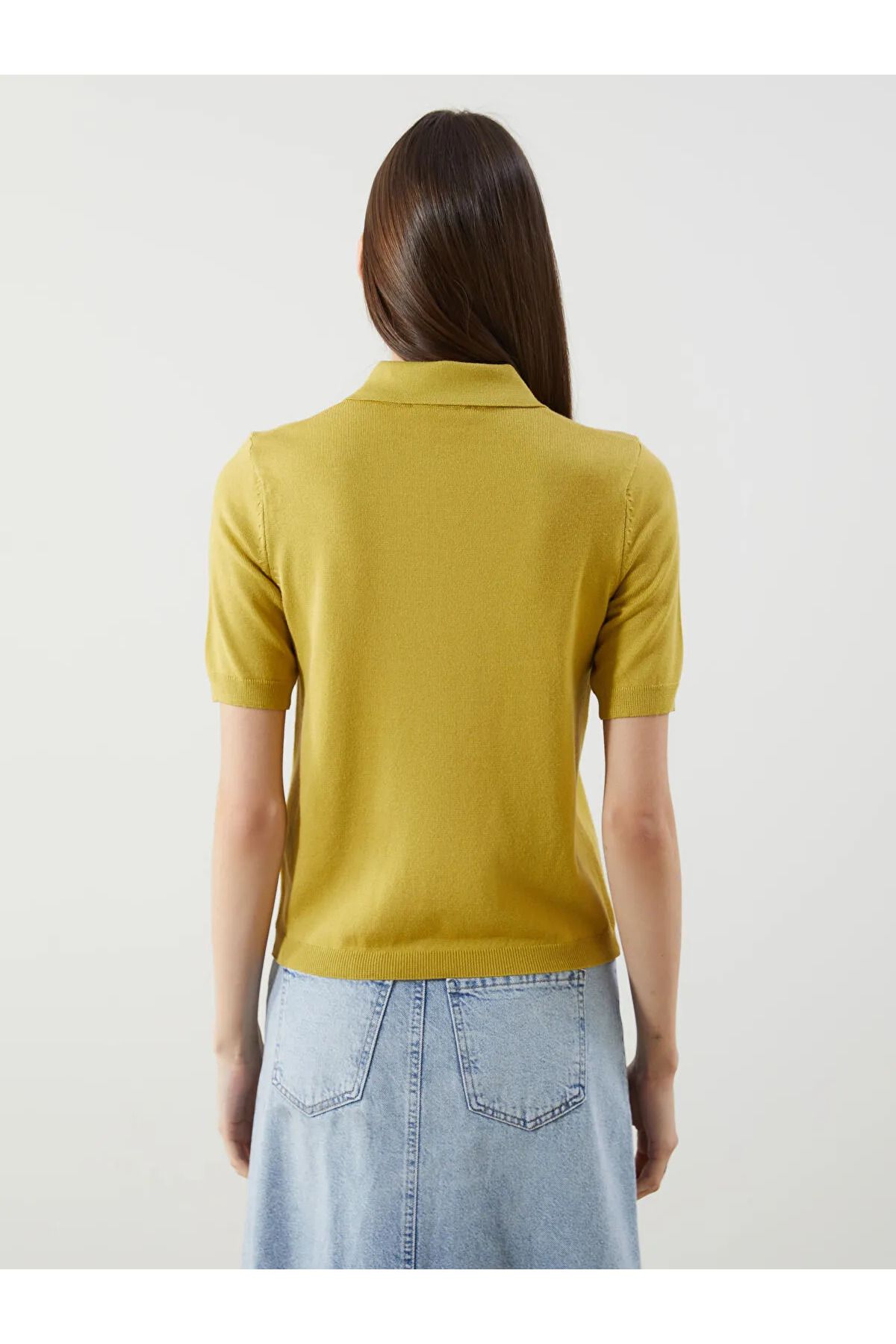 LC Waikiki Polo Yaka Kadın Triko Kazak