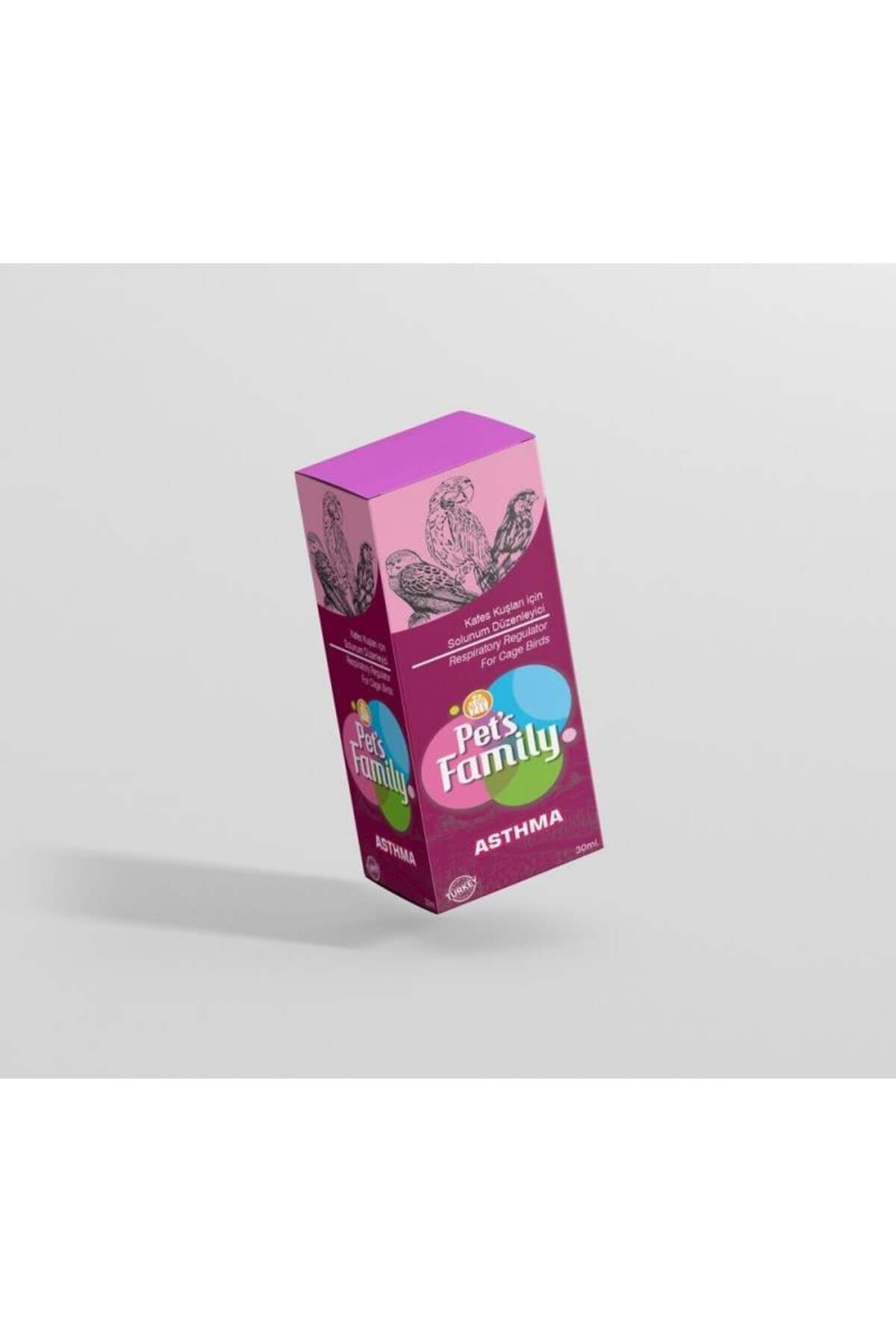 Pets Family Kuş - Asthma 30 ml. Destekleyicisi