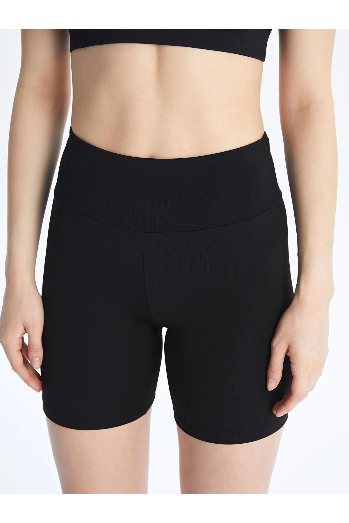 LC Waikiki Beli Lastikli Kadın Spor Şort Tayt