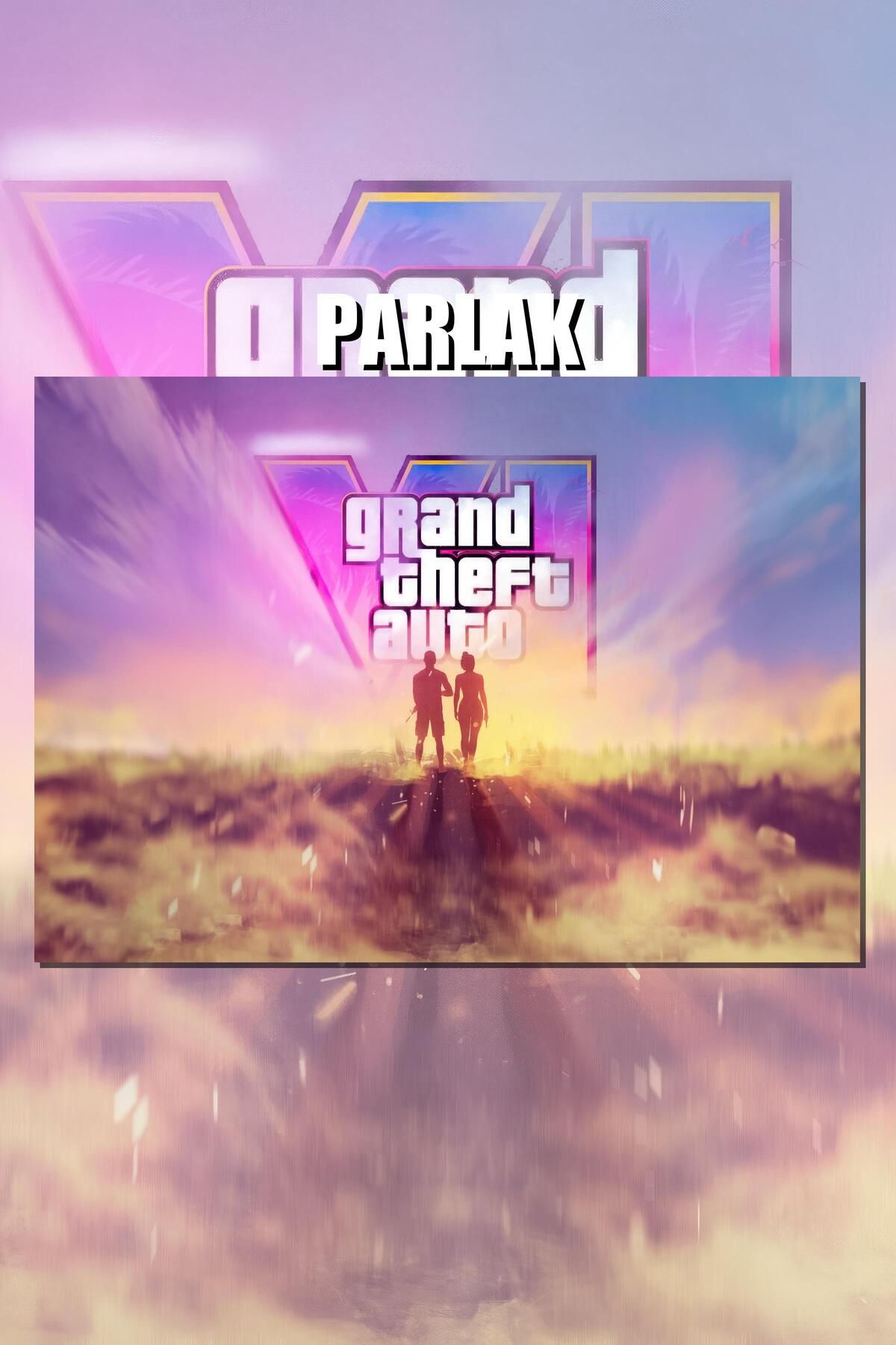 CALLWOOD Grand Theft Auto, GTA Çerçevesiz Oyun Posteri - Duvar Kağıdı Yüksek Kaliteli Baskı
