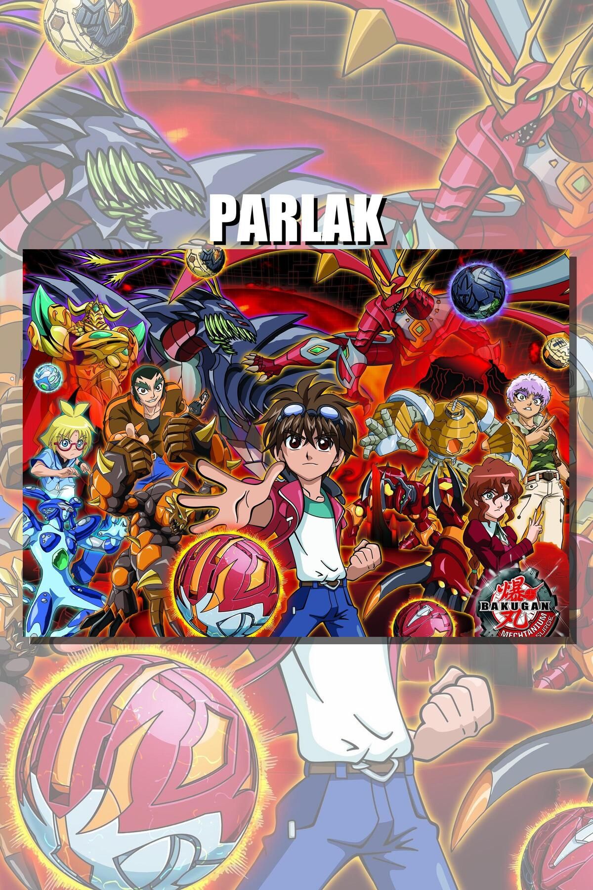CALLWOOD Bakugan Çerçevesiz Anime Dizi Poster - Duvar Kağıdı Yüksek Kaliteli Baskı