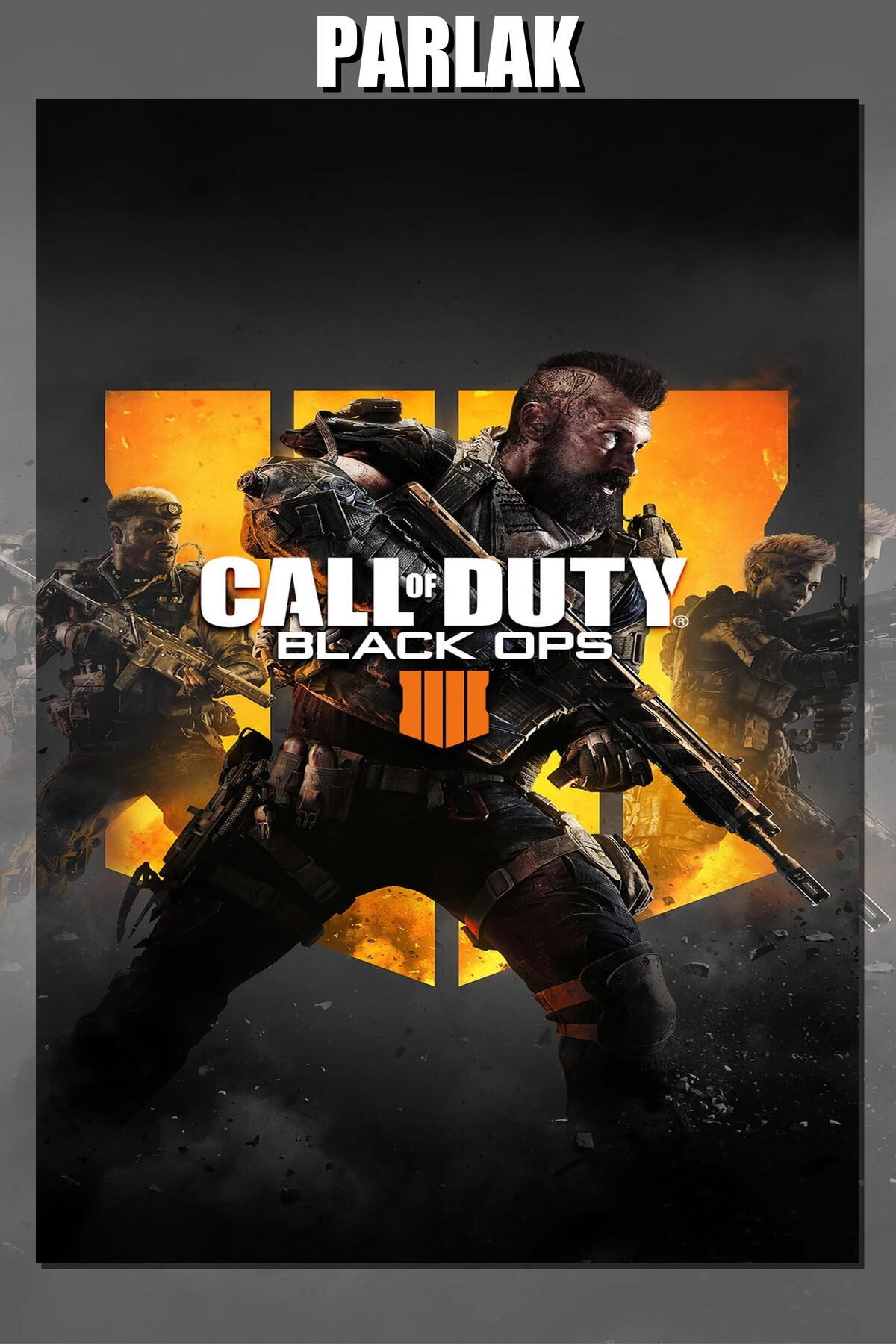 CALLWOOD Call Of Duty Çerçevesiz Oyun Posteri - Duvar Kağıdı Yüksek Kaliteli Baskı