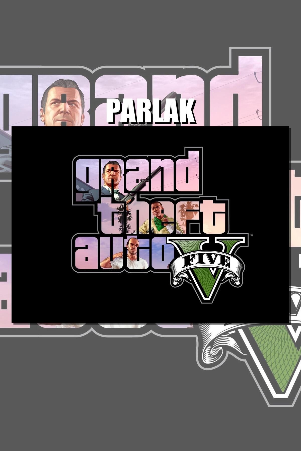 CALLWOOD Grand Theft Auto, GTA Çerçevesiz Oyun Posteri - Duvar Kağıdı Yüksek Kaliteli Baskı