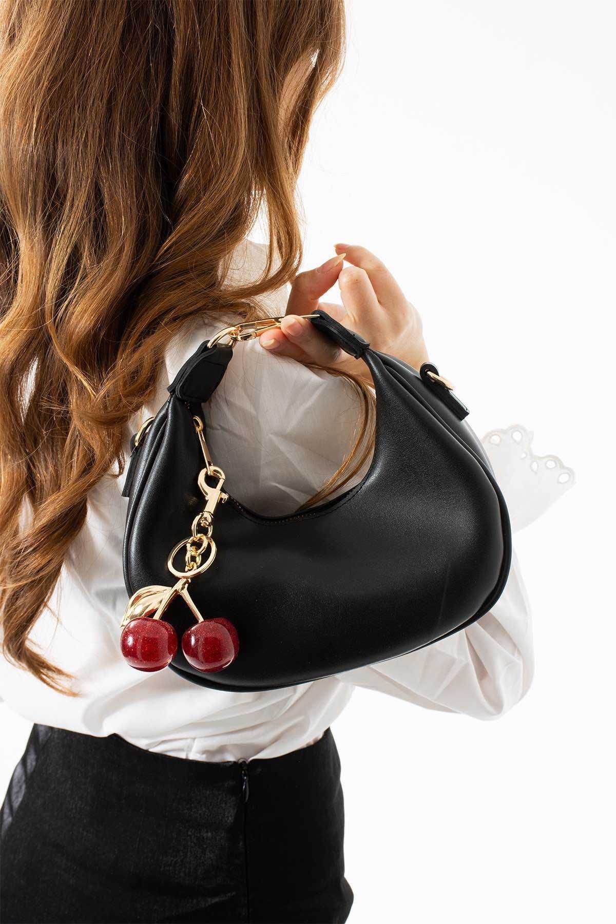 Assia Atelier Charm Hediyeli Şık Omuz ve Kol Çantası – Trend Tasarım Günlük Kullanıma Uygun