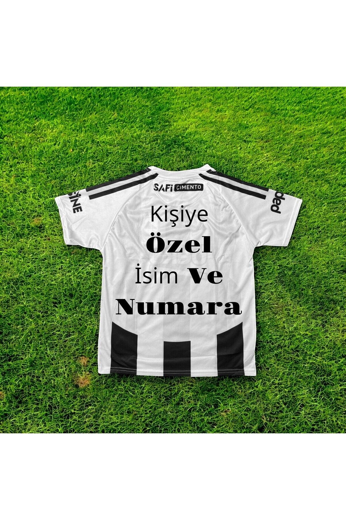 Quaxram Kişiselleştirilebilir Isim Ve Numara Baskılı-b.êsik.tâs Futbol Forması Cubuklu