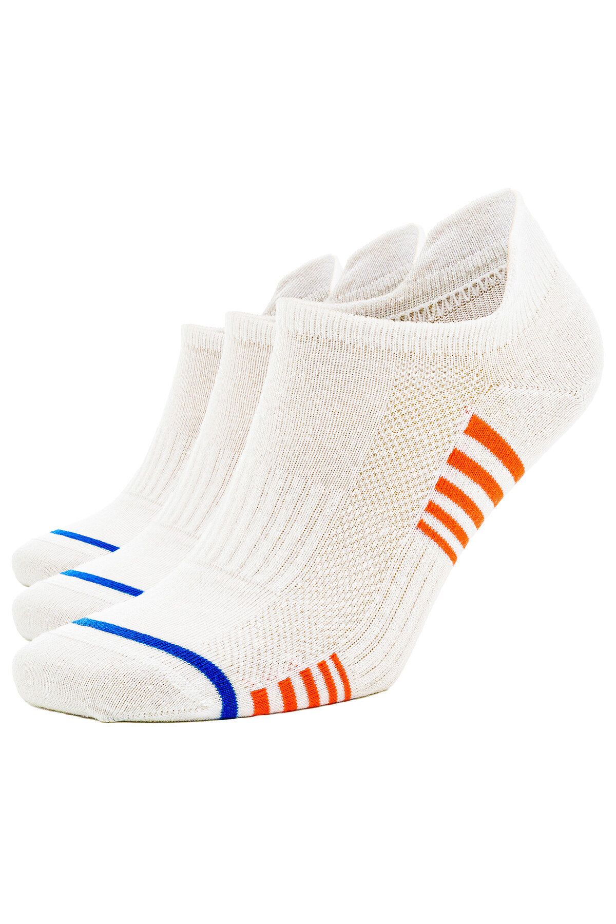 SONNORS 3 Çift Desenli Sneaker Çorap