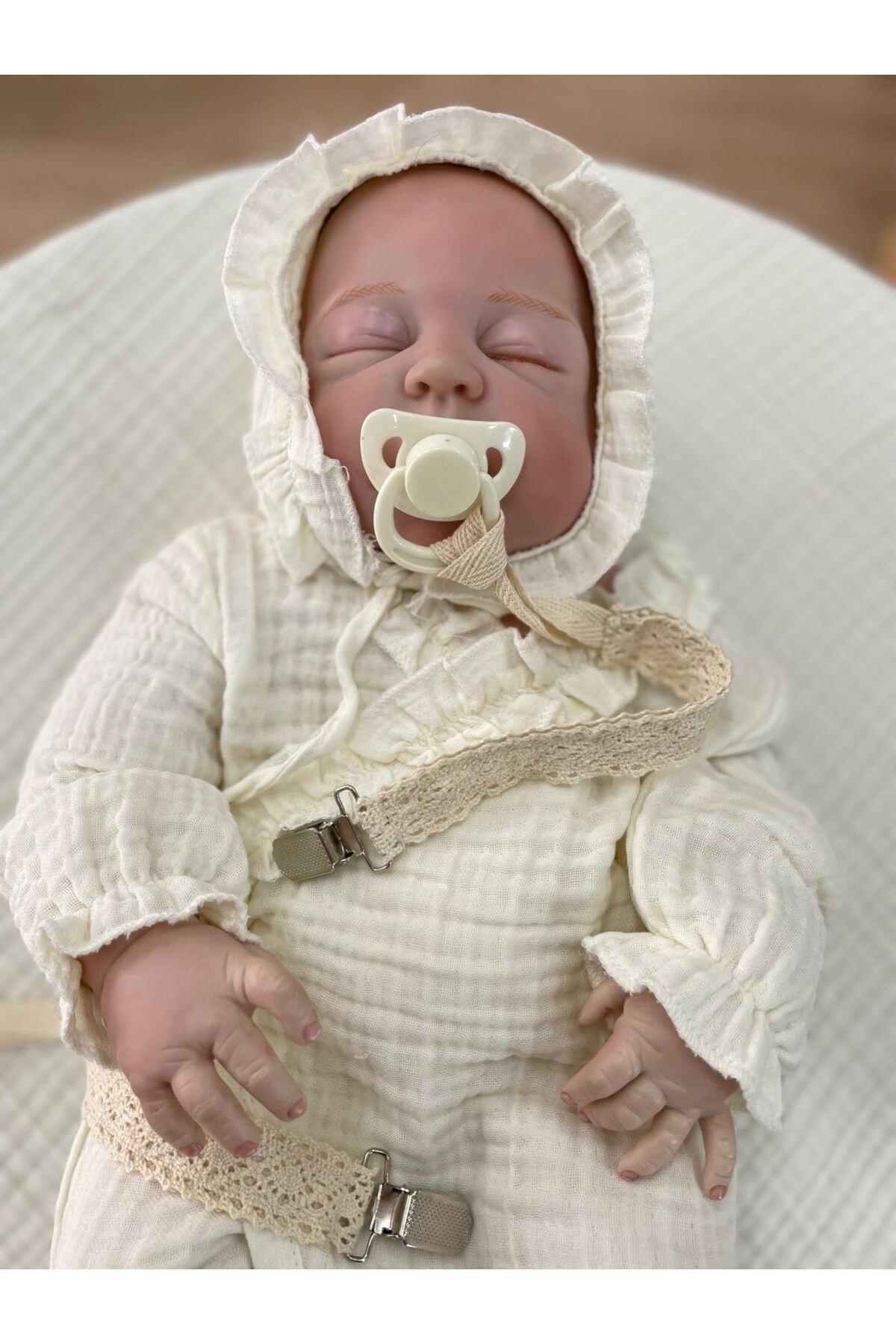 Tly Home Textiles EMZİK ASKISI (NATURAL) BEBEK fotoğrafı 5 (önizleme)