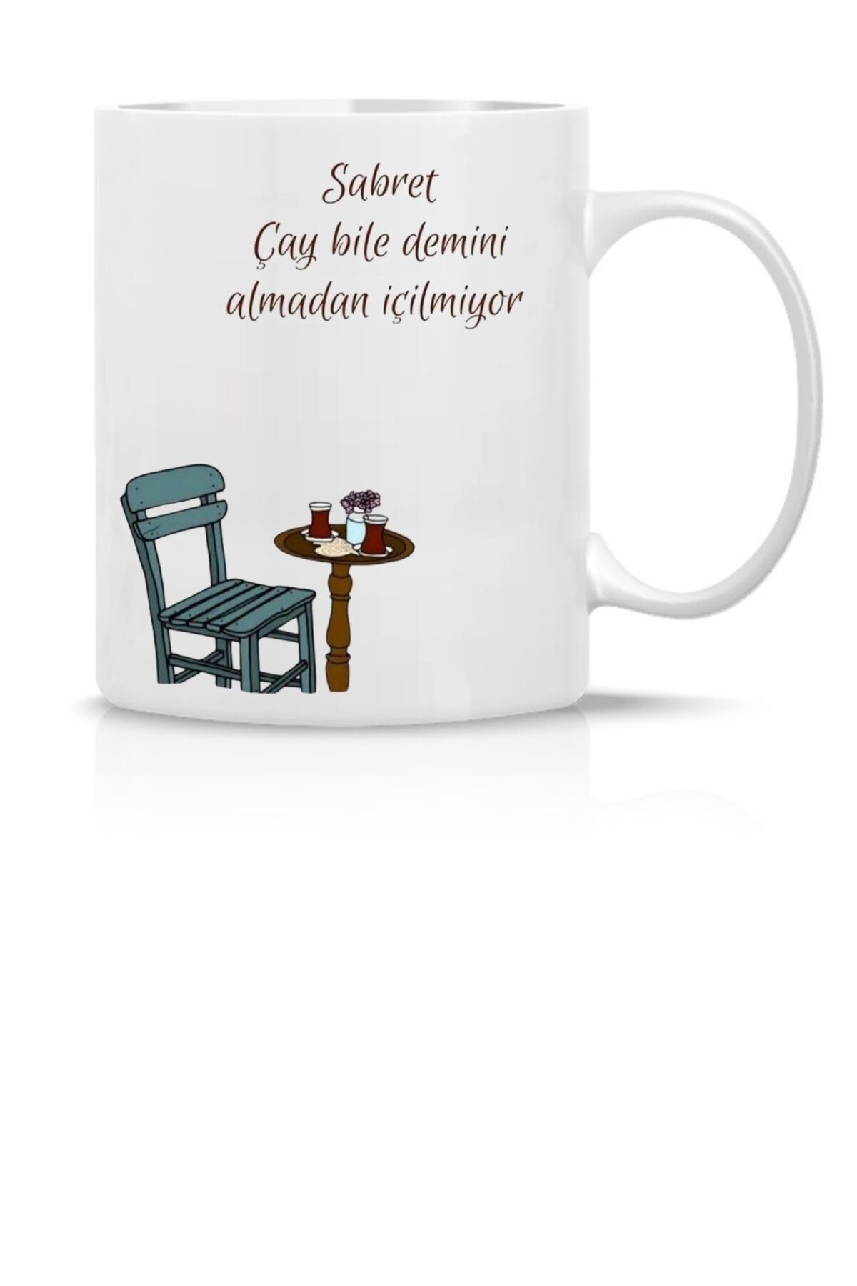 VANİLLA HANDESEVİM SABRET ÇAY BİLE DEMİNİ ALMADAN DEMİNİ ALMADAN İÇİLMİYOR KAHVE KUPASI
