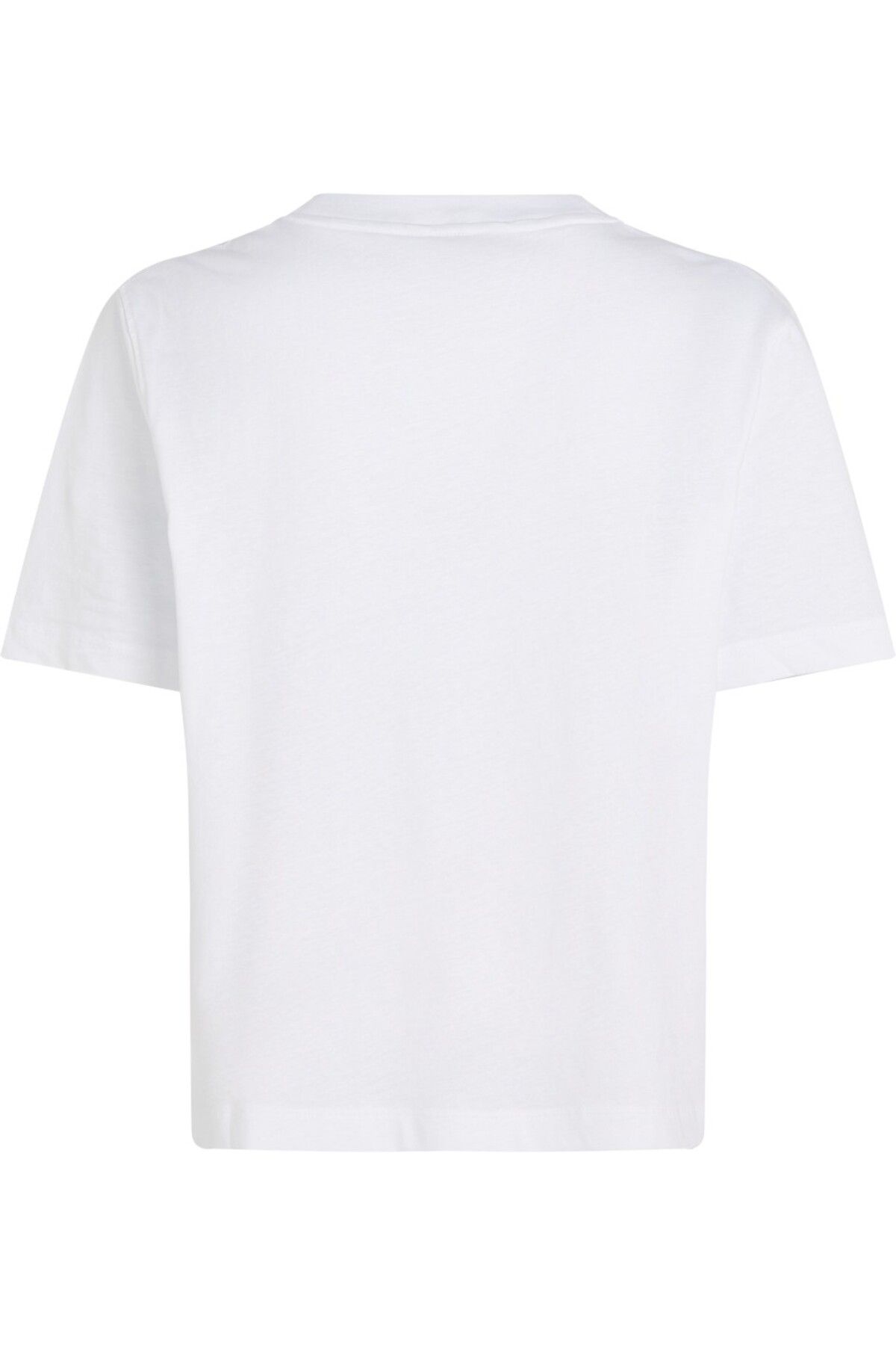 Tommy Hilfiger-100% Cotton Relaxed Fit Crew Neck t Shirt t Shirt Ww0Ww45525 Ycf 2