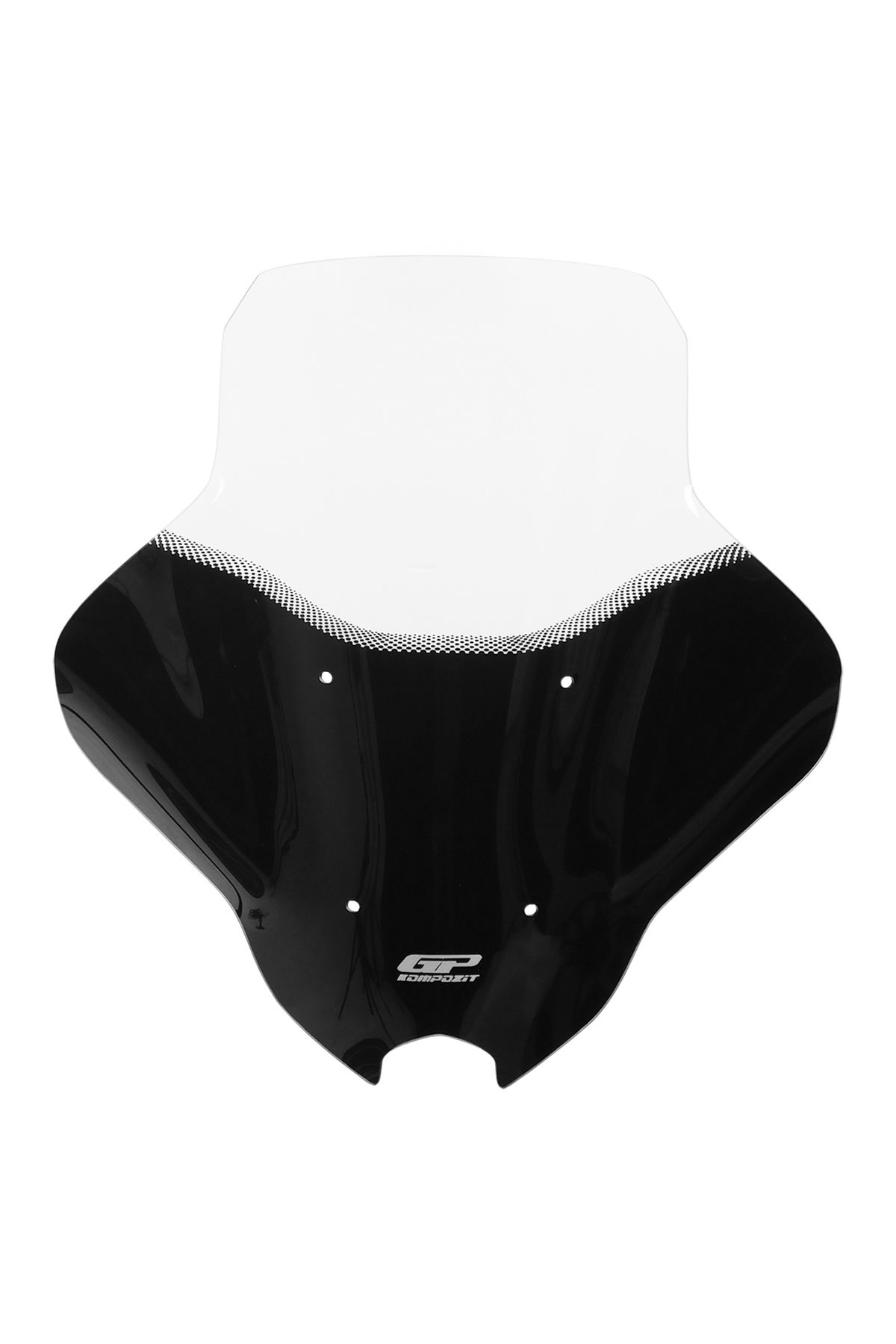 GP KOMPOZİT GP Kompozit Yamaha NMAX 125 / 155 2025 Uyumlu Baskılı Ön Cam Şeffaf 58 cm