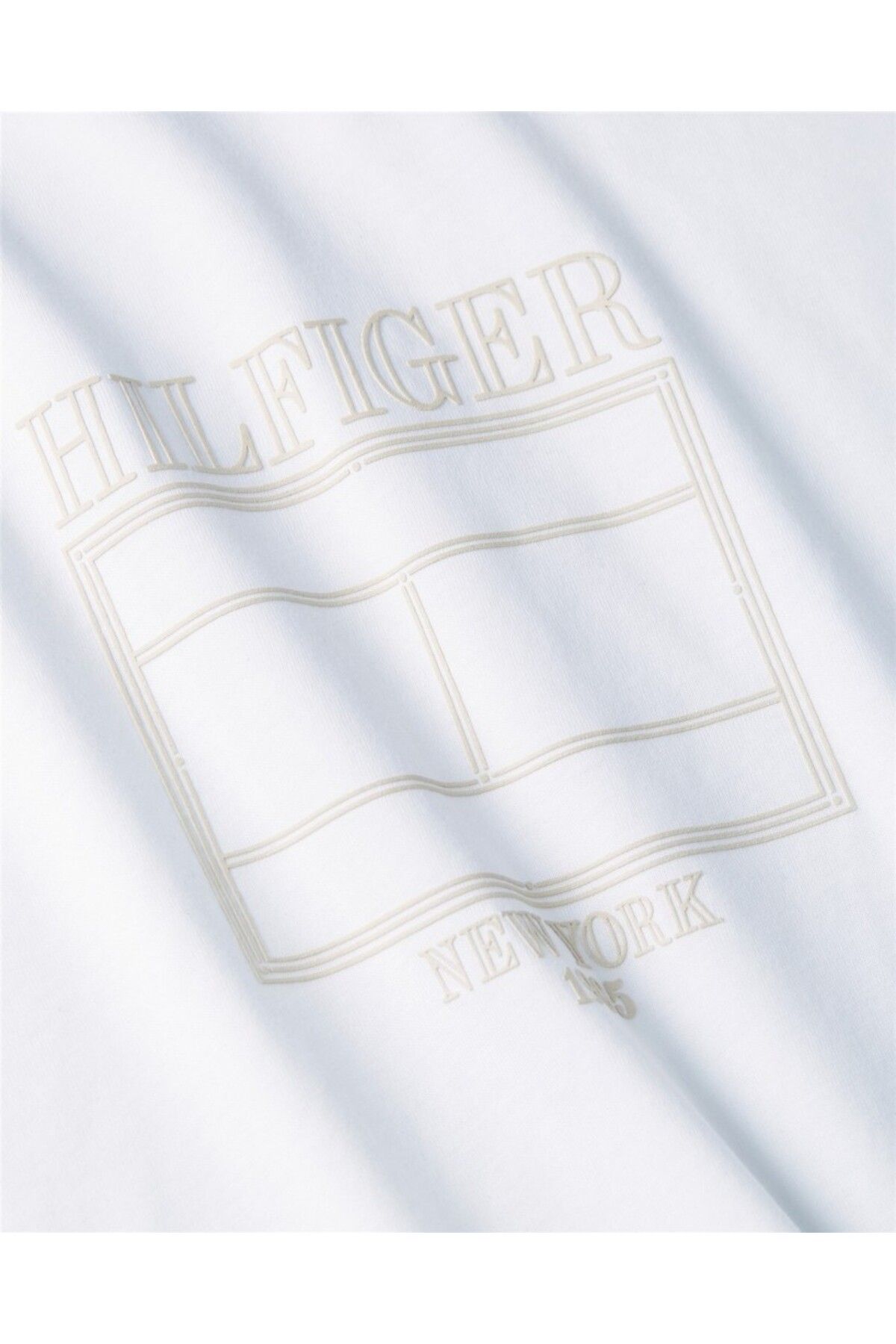 Tommy Hilfiger-100% Cotton Relaxed Fit Crew Neck t Shirt t Shirt Ww0Ww45525 Ycf 3