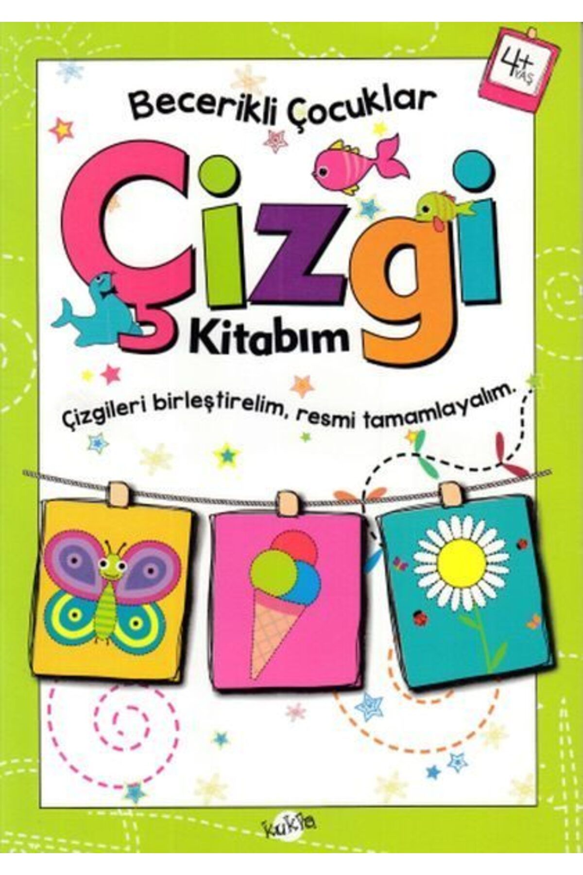 Kukla Yayınları Becerikli Çocuklar Çizgi Kitabım 4 Yaş