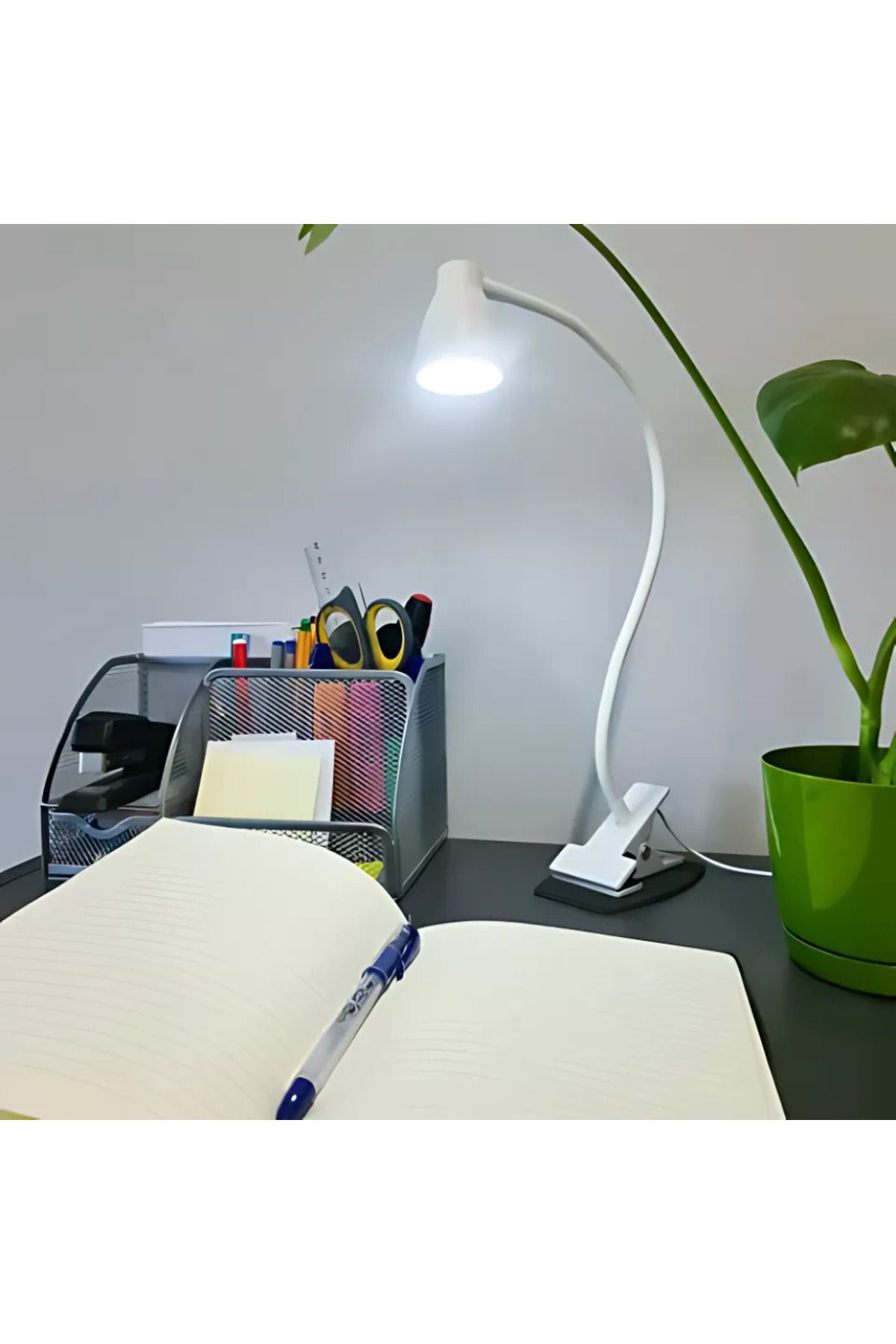Velixo-Reading Lamp, 24 Leds, 10 Brightness Levels, 3 Modes, 360° Flexible Arm, Clamp, Usb Powered 7