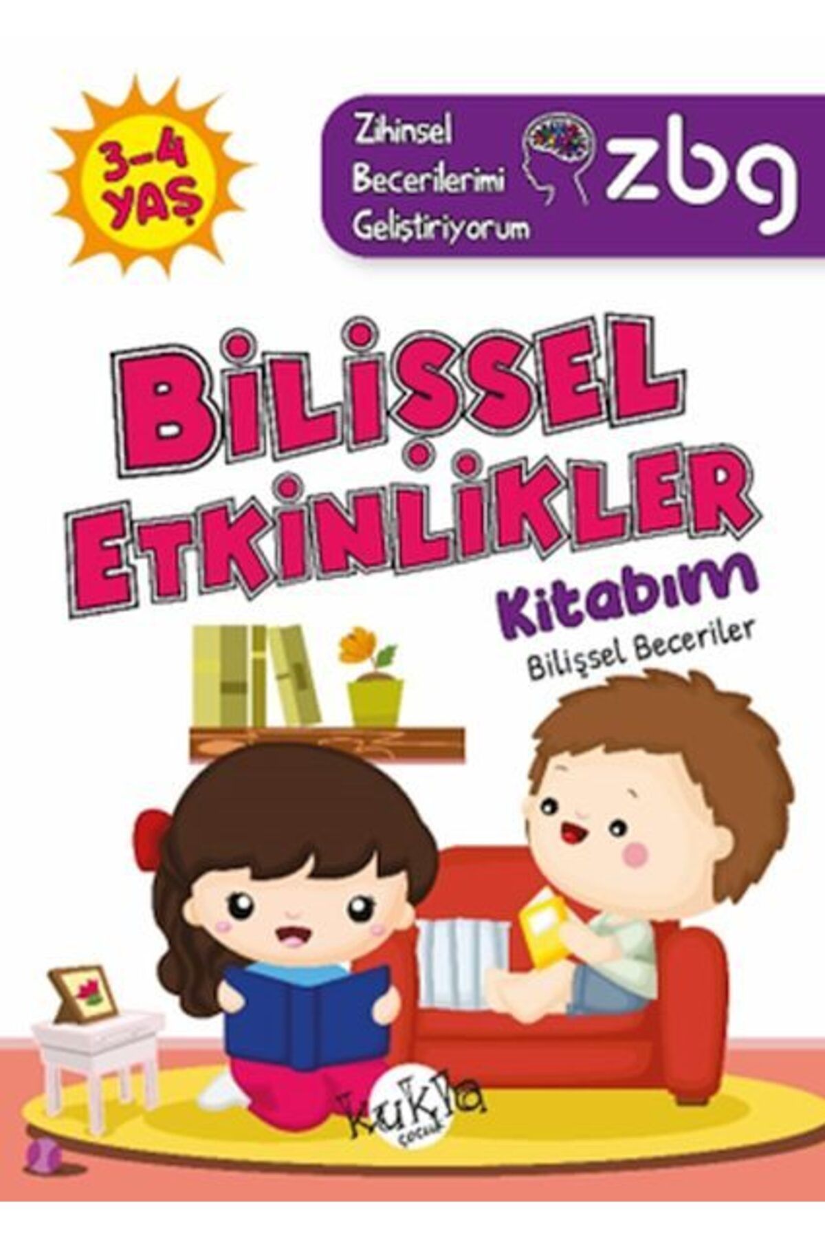 Kukla Yayınları ZBG 34 Yaş Bilişsel Etkinlikler Kitabım