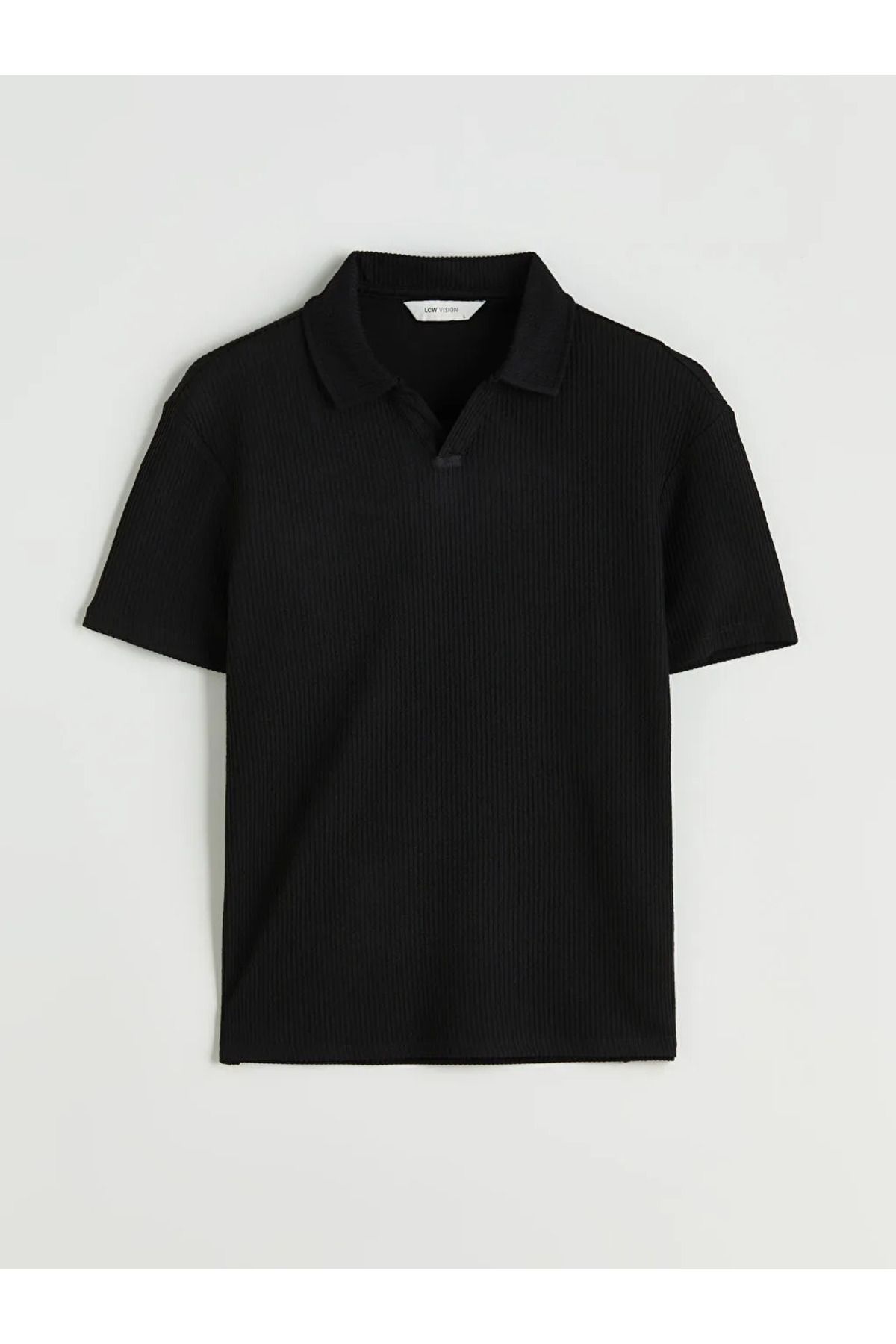 LC Waikiki LCW Vision Siyah Polo Yaka Erkek Tişört