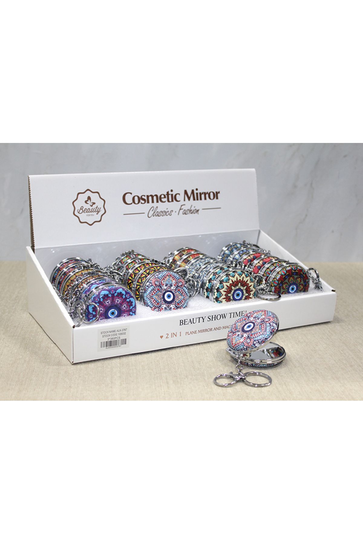 Vivesta Shop Taşlı El Aynası Anahtarlık