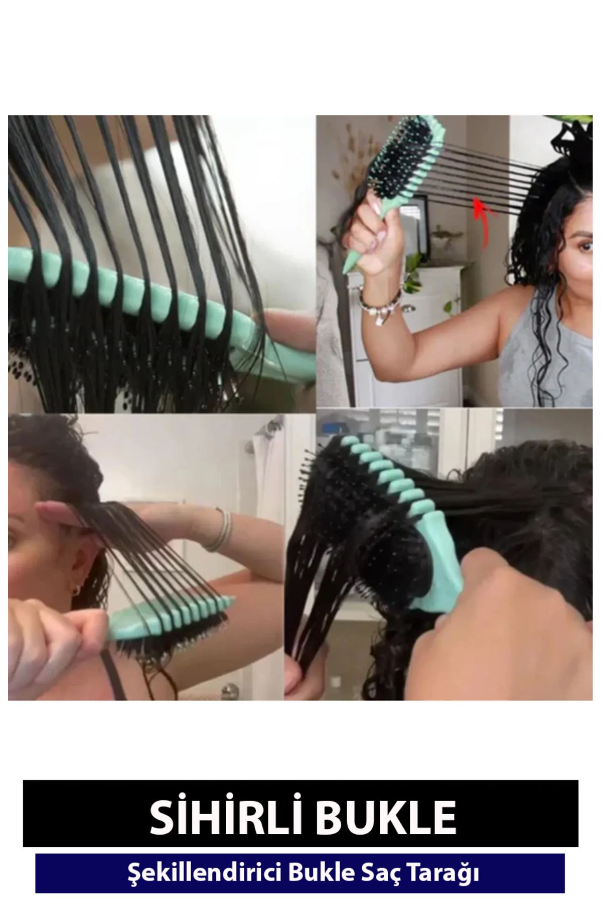 Nehir-Magic Curl Comb - Curl Defining Comb- Curly Hair Brush- Perfect Curls 4
