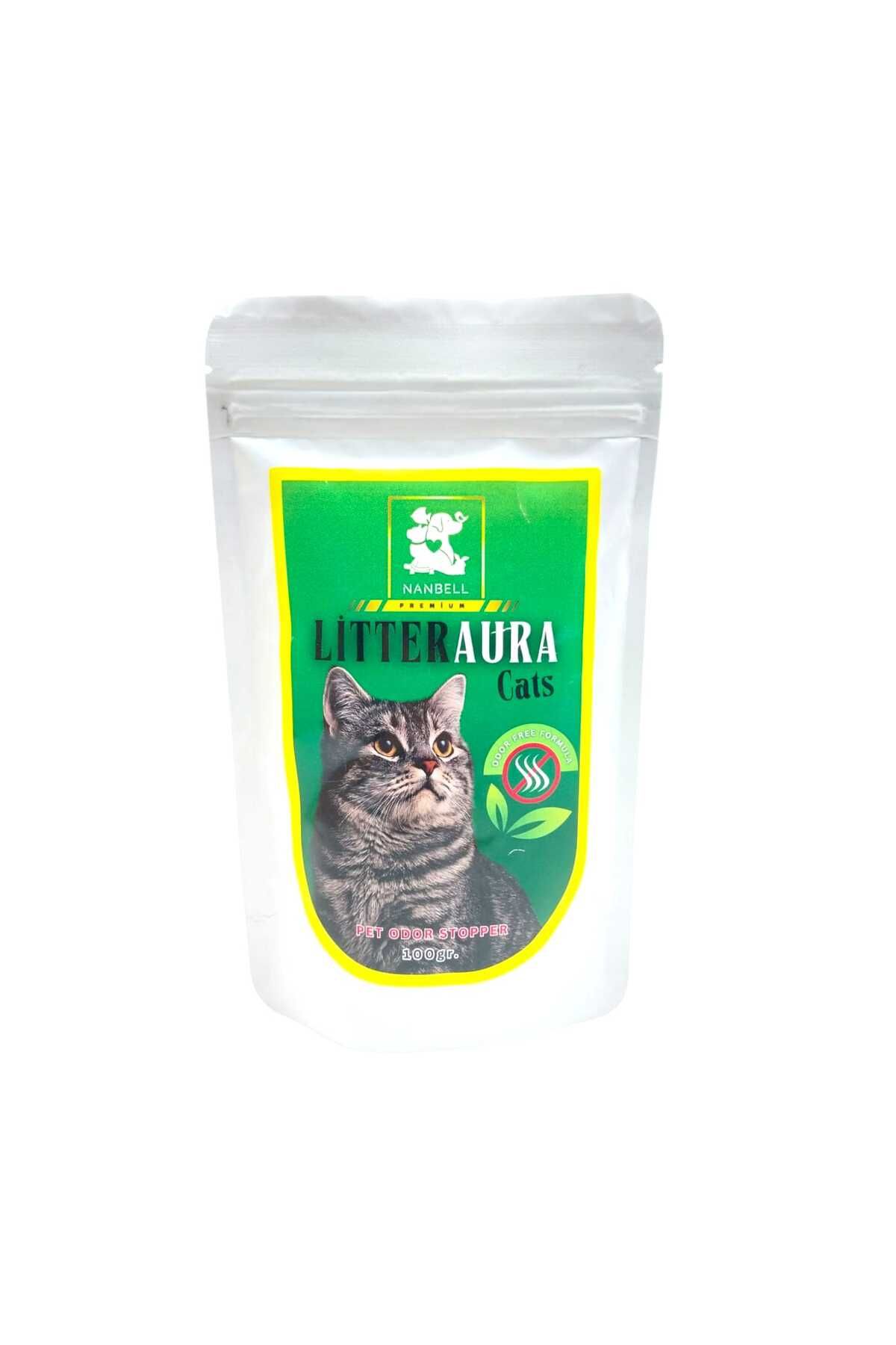Nanbell Litter Aura Cats Karbonlu Kum Koku Giderici 100 gr