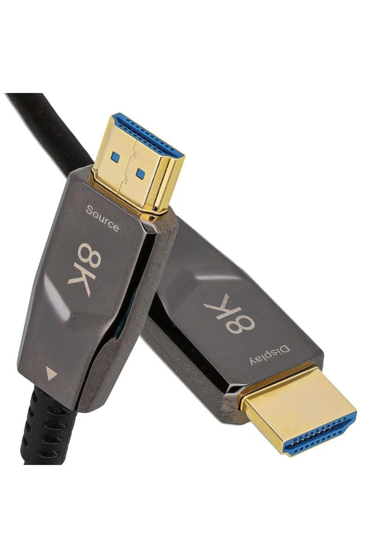 woxcon 8K HDMI AOC Fiber Kablo Hdmi 2.1 Standart 48Gbps, 8K 60Hz, 4K 120Hz, (30 Metre)