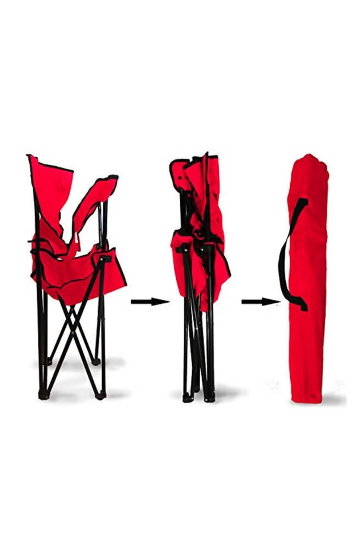 كرسي تخييم قابل للطي 35.5 × 21 × 34.7 بوصة 35.5 × 21 × 34.7 بوصة