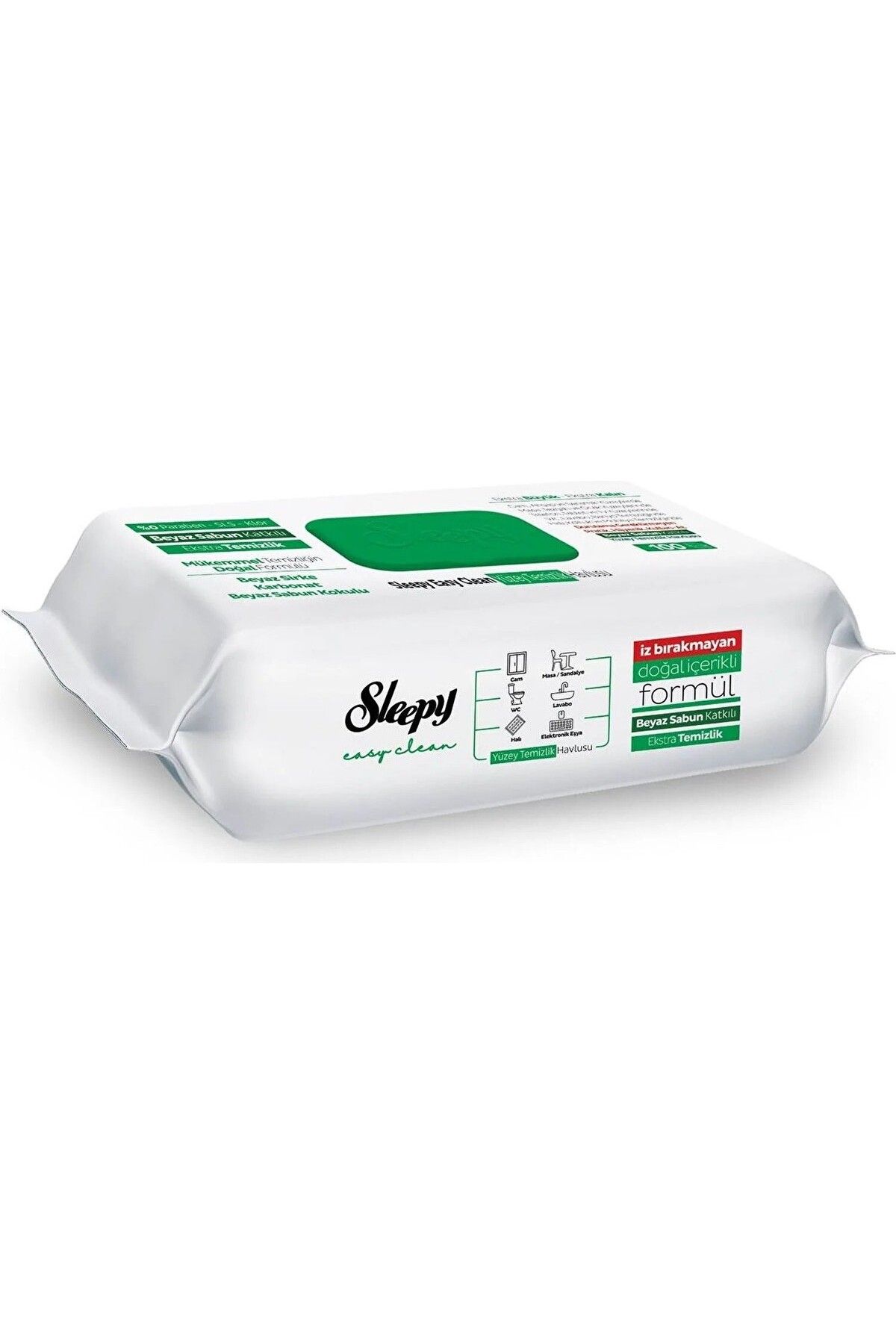 Sleepy Easy Clean Beyaz Sabun Katkılı Yüzey Temizlik Havlusu 3 Paket 300 Yaprak