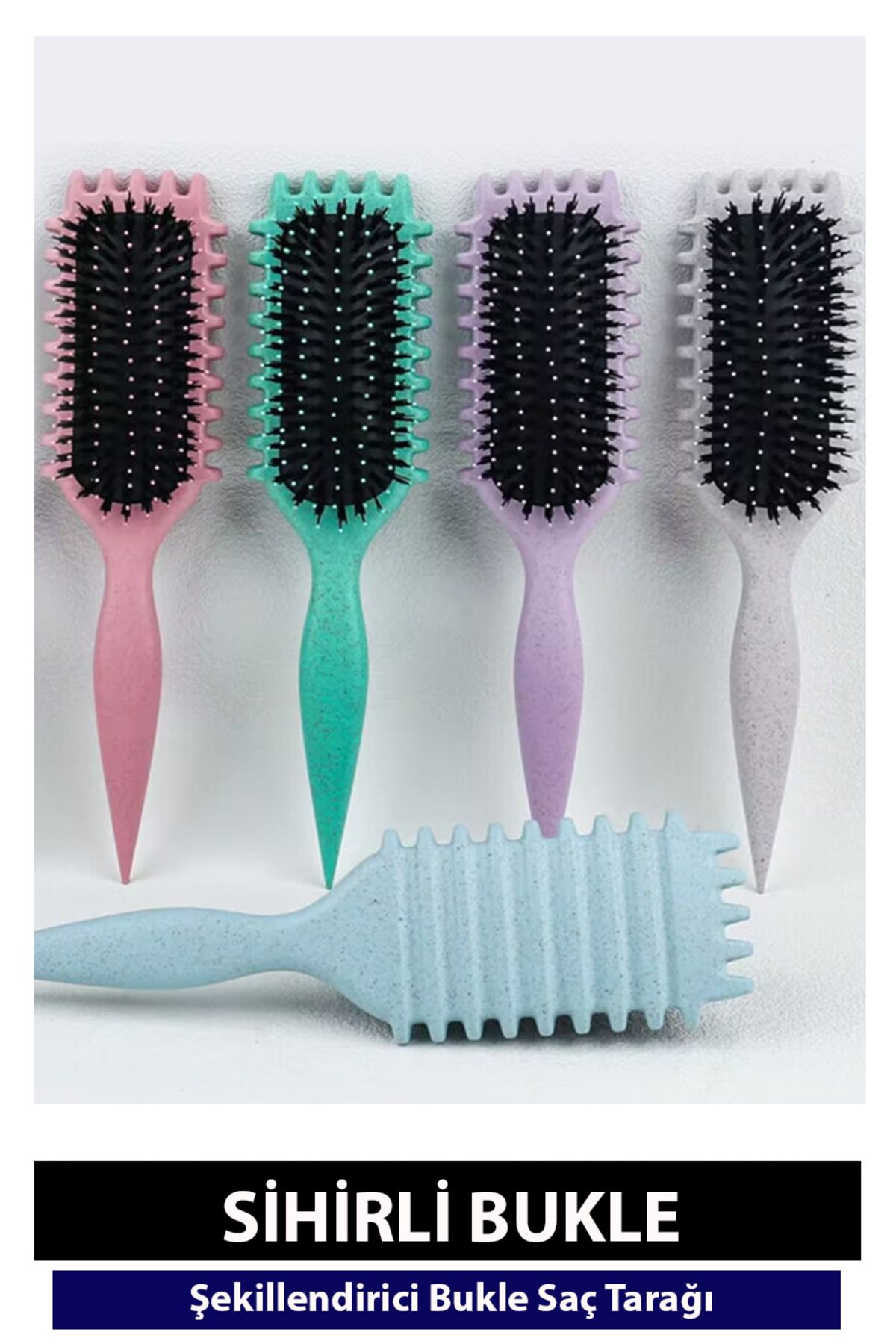 Nehir-Magic Curl Comb - Curl Defining Comb- Curly Hair Brush- Perfect Curls 8