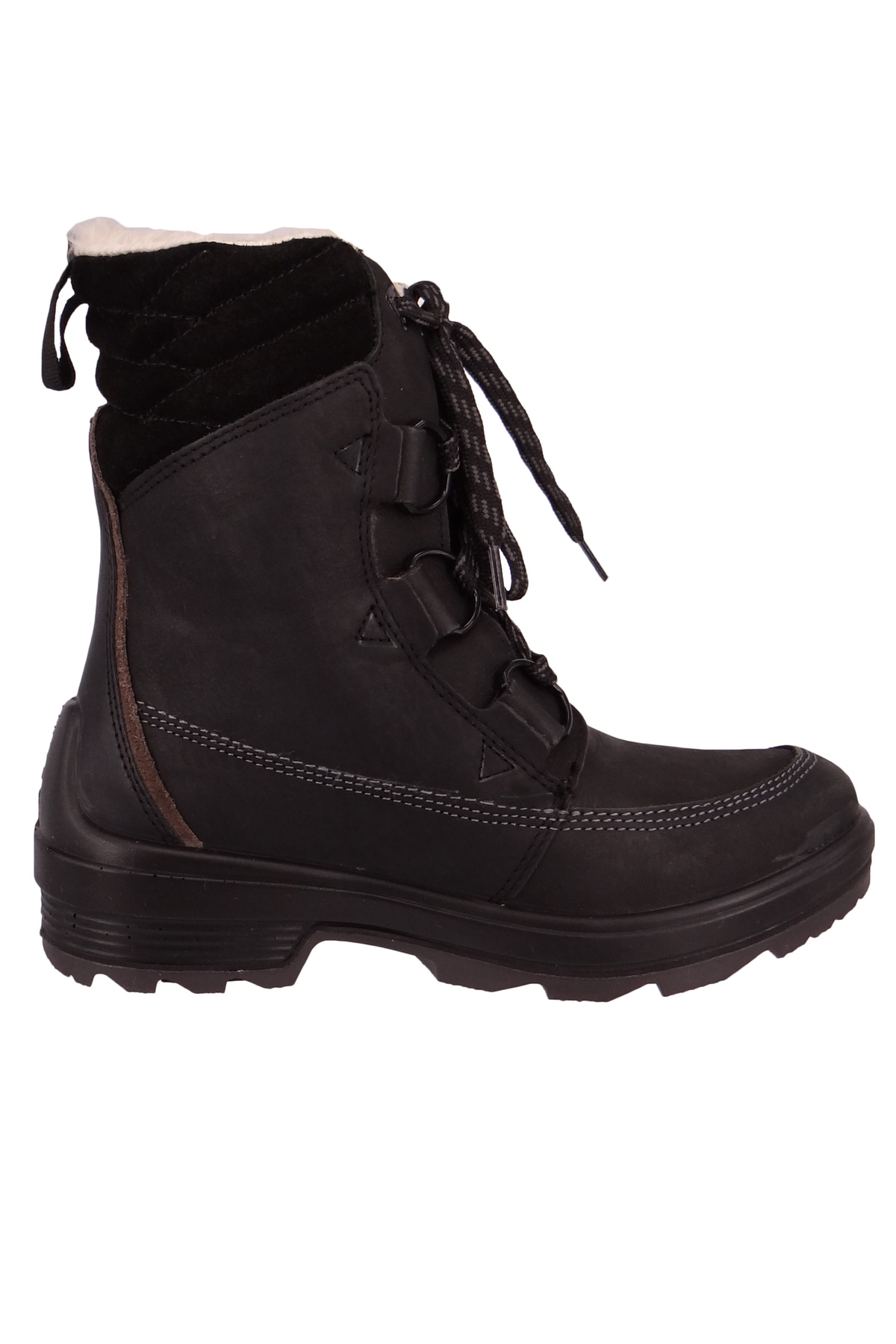 Kamik-Damen Winterstiefel Stiefel Deity Mid Wk2426 Schwarz Blk Black Wildleder / Suede Mit Grip Ice Defens 5