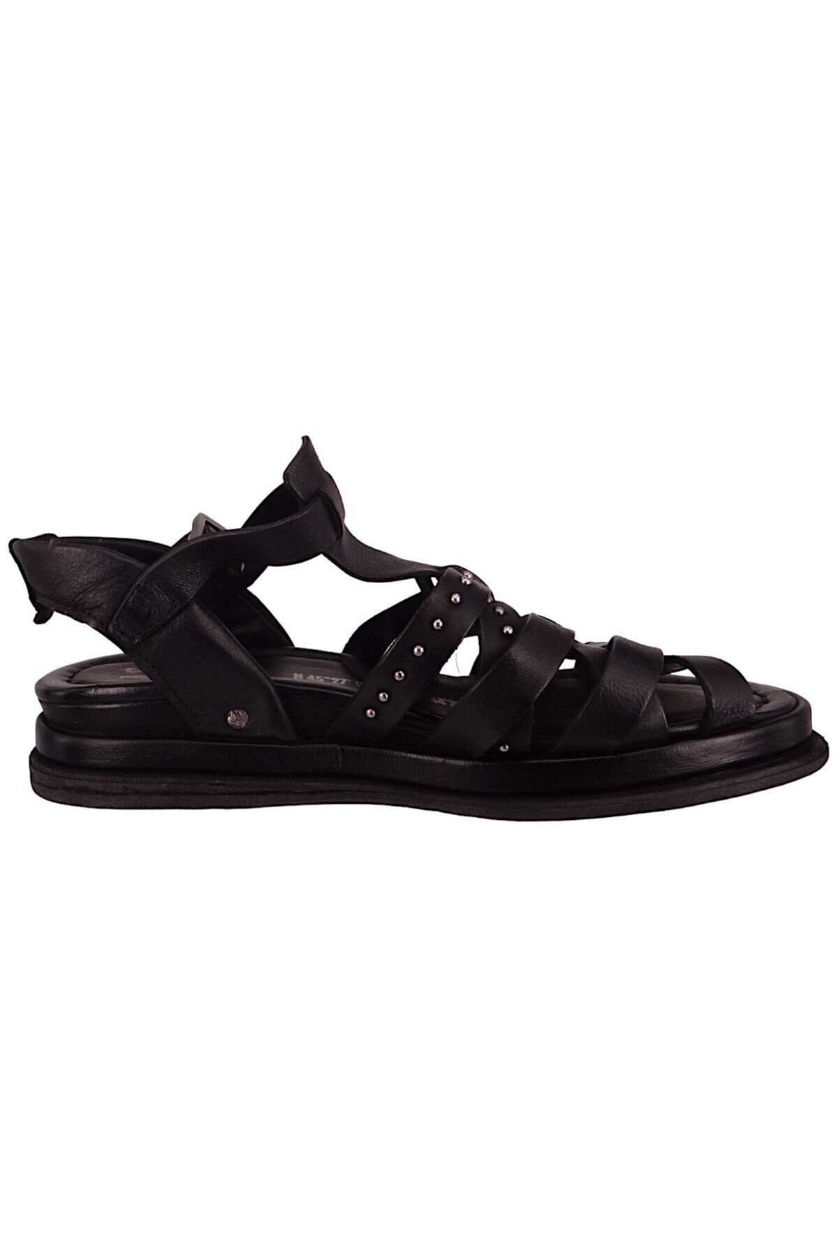 A.S.98-Damen Komfort Sandalen Spoon B60006-0101 Schwarz 6002 Nero Leder 5