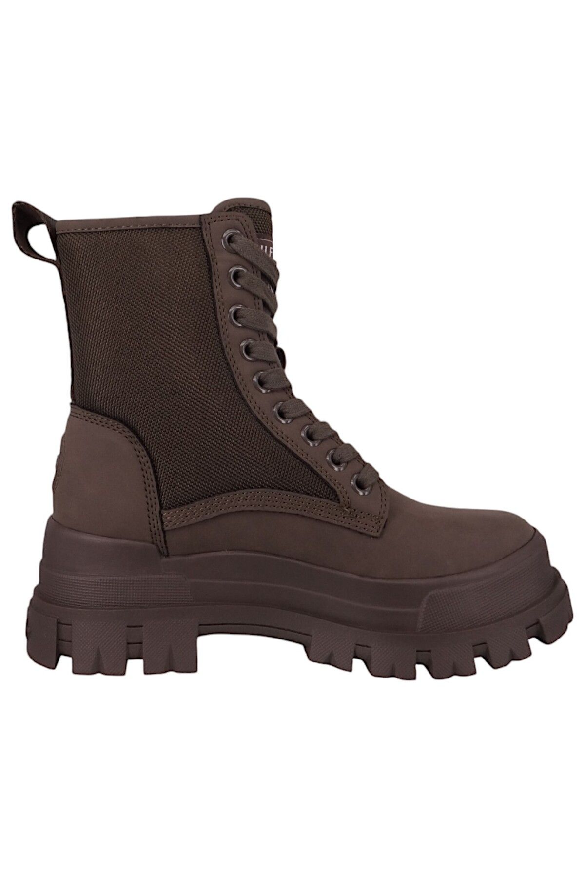 Buffalo-Damen Elegante Stiefelette Aspha Com 2 1622295 Grün Khaki Textil/synthetik Mit Herausnehmbares Foam 5