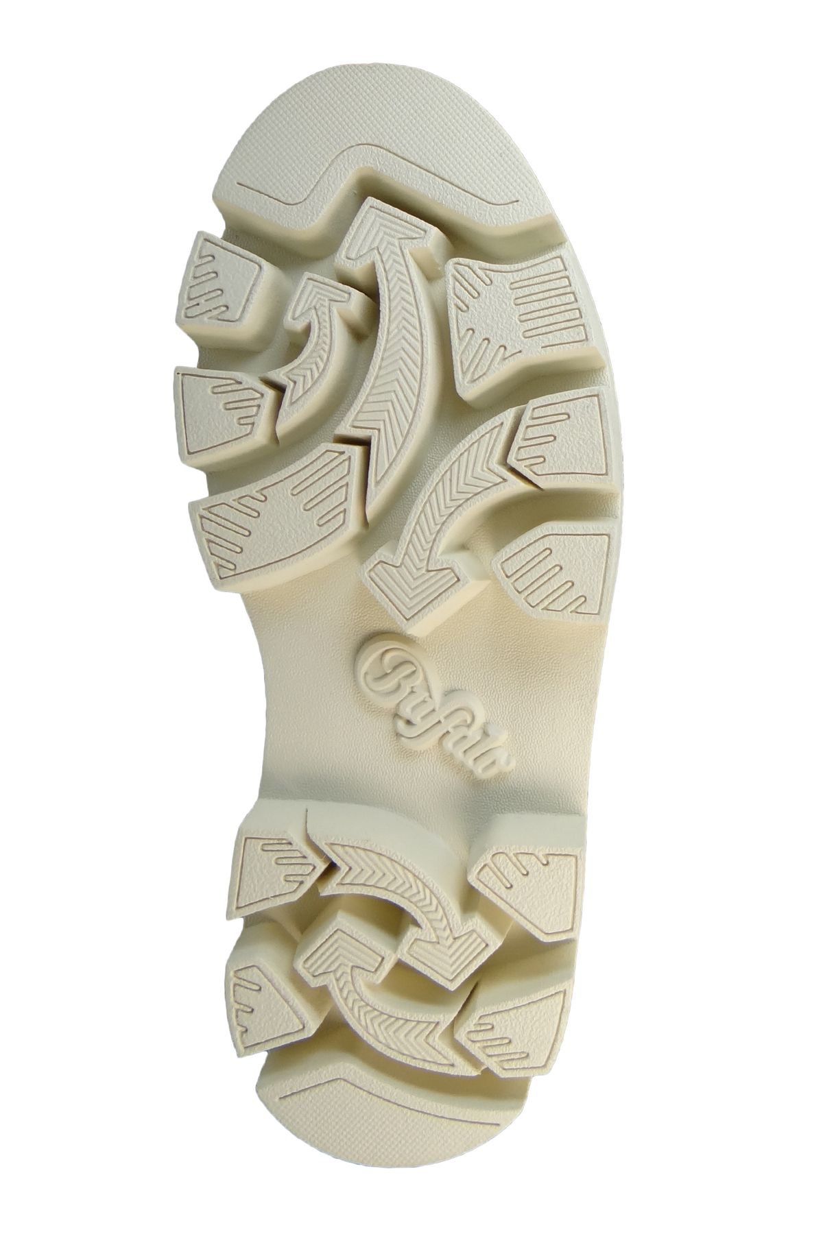 Buffalo-Damen Elegante Stiefelette Raven Chelsea 1622222 Beige Offwhite Kunstleder 7