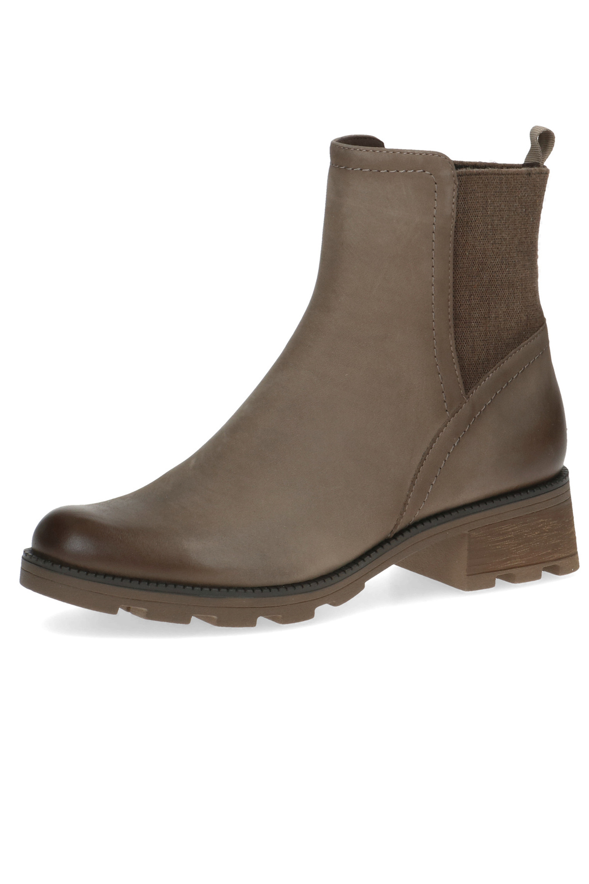 Caprice-Damen Elegante Stiefelette G-weite 9-25227-41 Braun 356 Mud Nubuc Leder Mit Cap-li 2