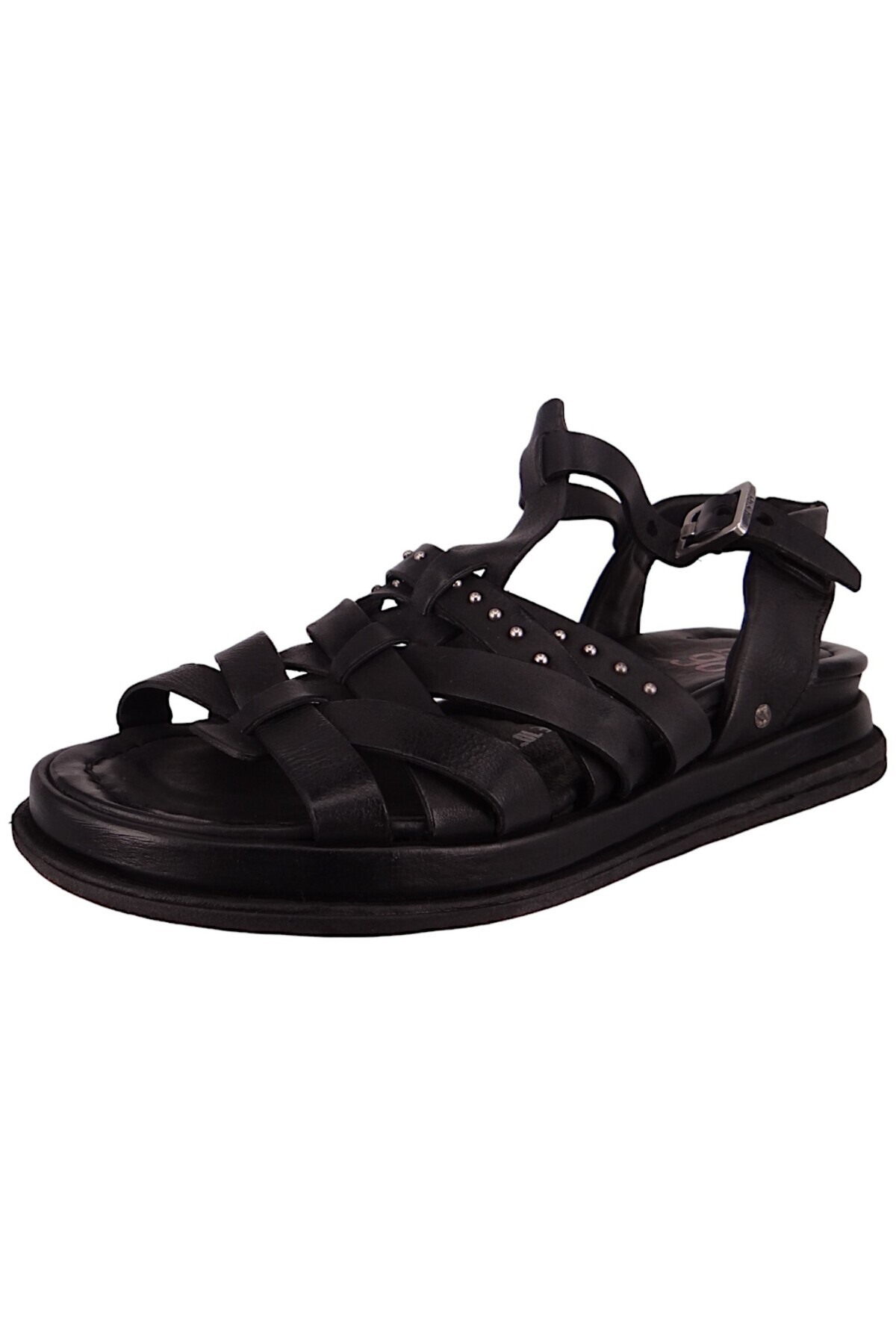 A.S.98-Damen Komfort Sandalen Spoon B60006-0101 Schwarz 6002 Nero Leder 1