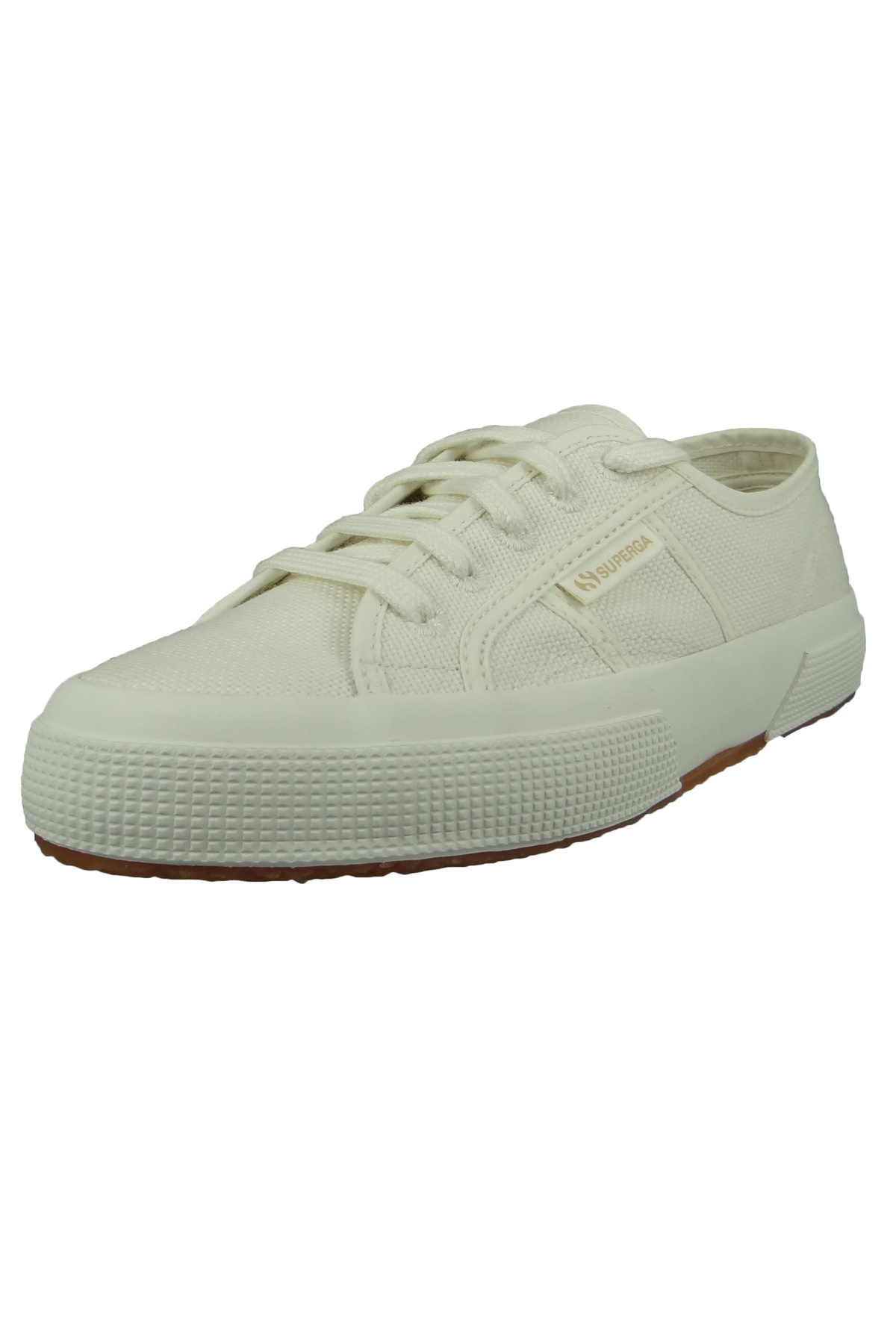 Superga-Damen Low Sneaker Canvas Low Top S2111kw Weiß A02 Red Beet Textil 2