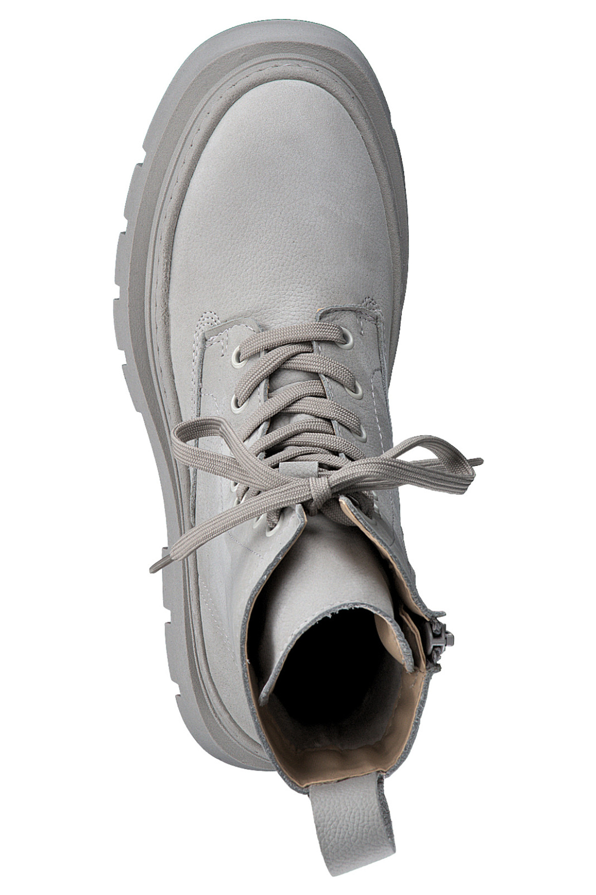 Tamaris-Damen Elegante Stiefelette 1-25843-29 Grau 215 Soft Grey Uni Leder Mit Removable Sock 3