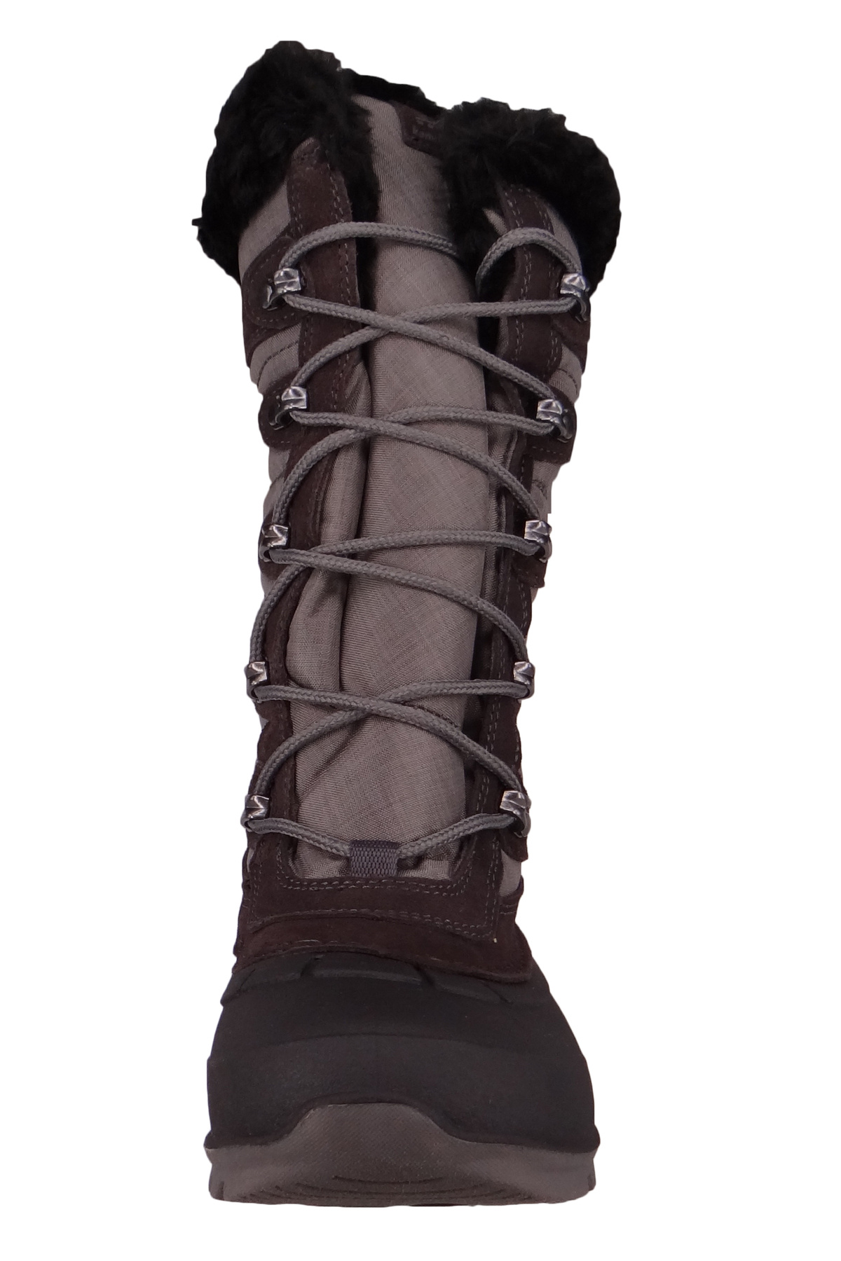 Kamik-Damen Winterstiefel Winterschuhe Snovalley 4 Nk2283 Grau Charcoal Leder/synthetik Mit Icekiss Laufso 6
