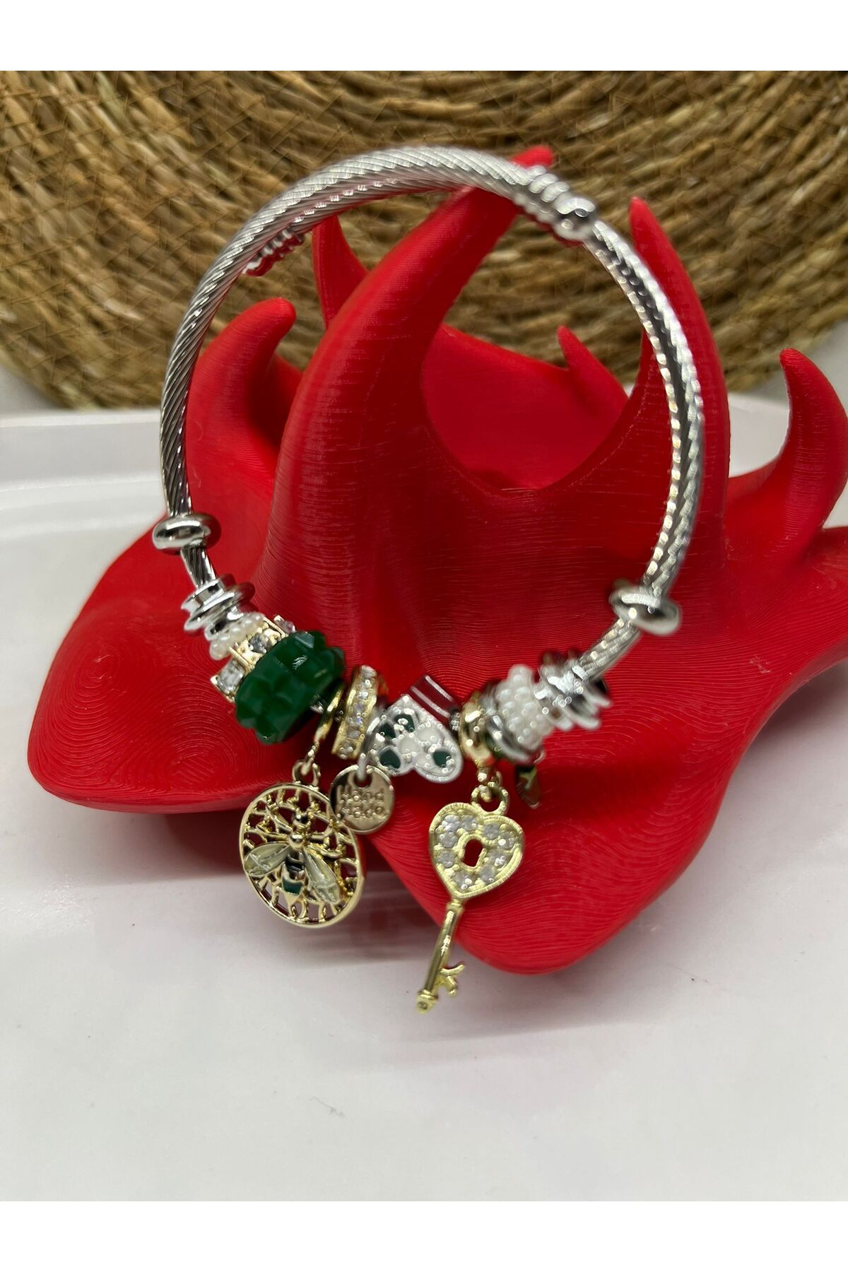 TIGEA Accessories ÇELİK CHARMLI BŞLEKLİK