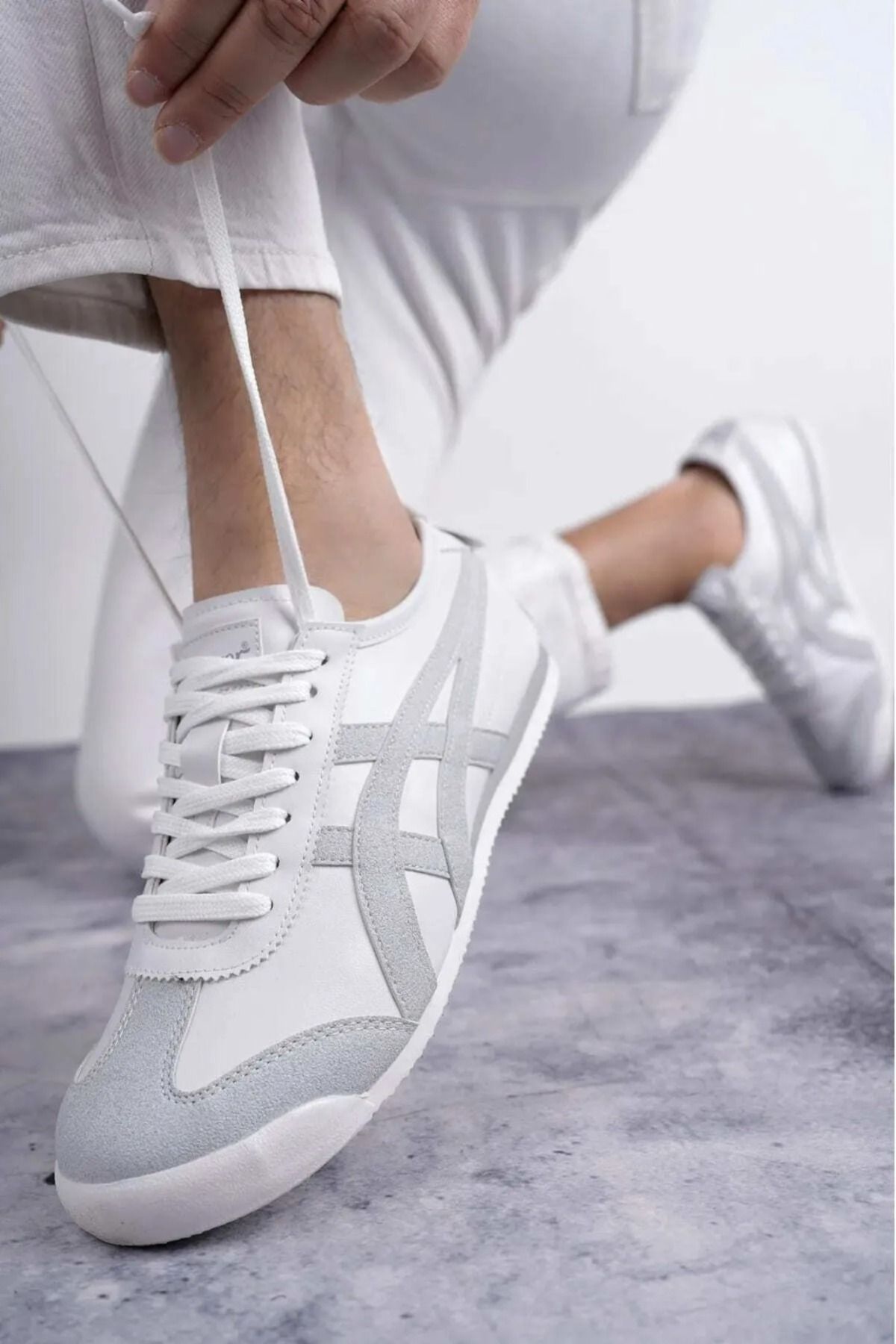 BS BEYAZ SHOES Tayger Unisex Spor Ayakkabı Kaymaz Taban Sneakers